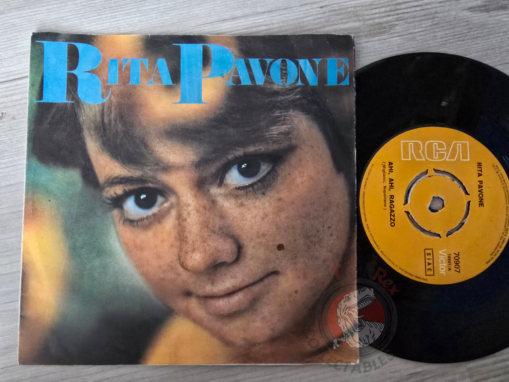 Rita Pavone – Ahi, Ahi, Ragazzo 7" Turkish Pressing Vinyl Turkey Edition