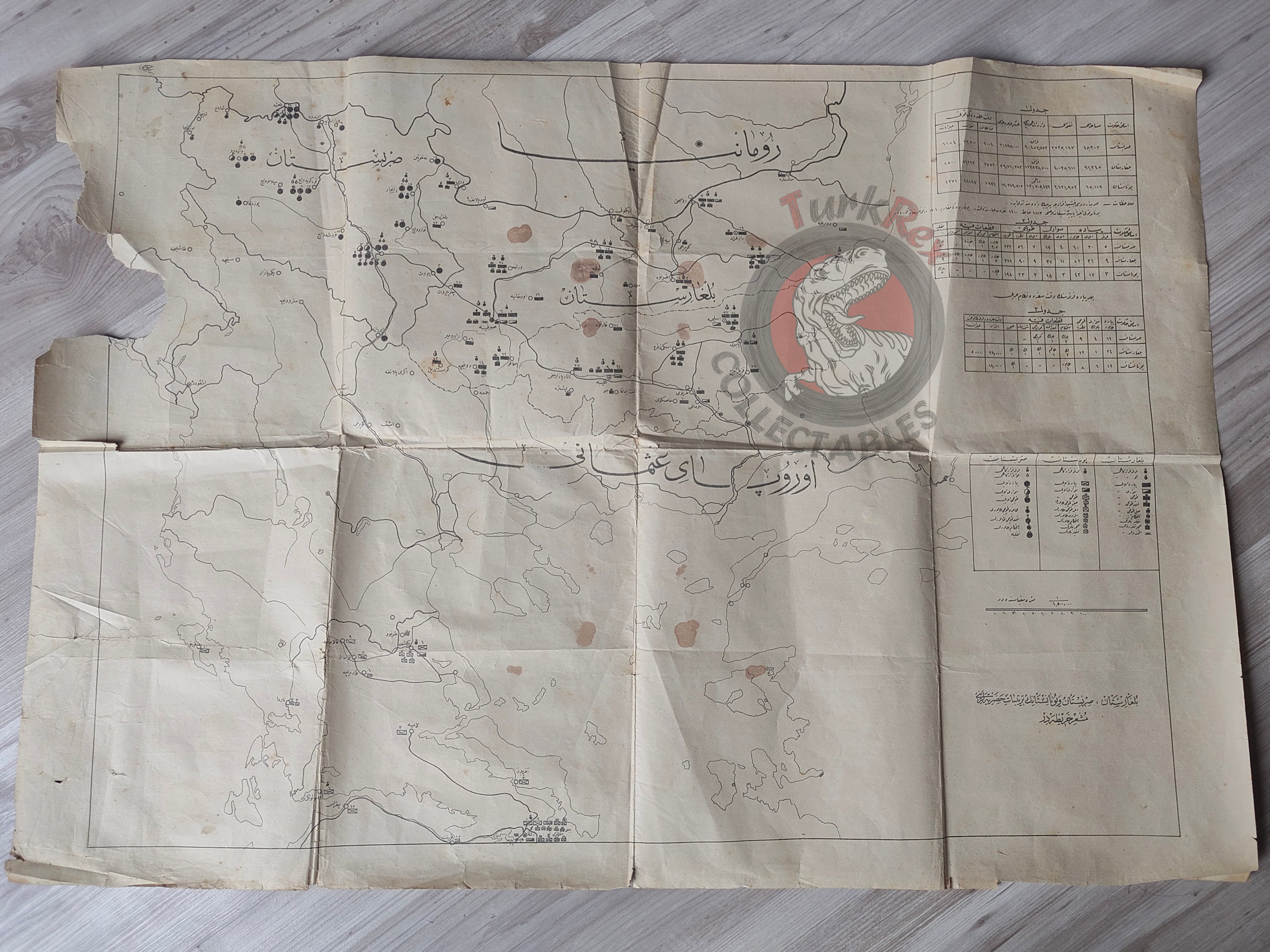 Deployment of Bulgaria Serbia and Greece Ottoman Military Map Balkans pre WW1 Empire