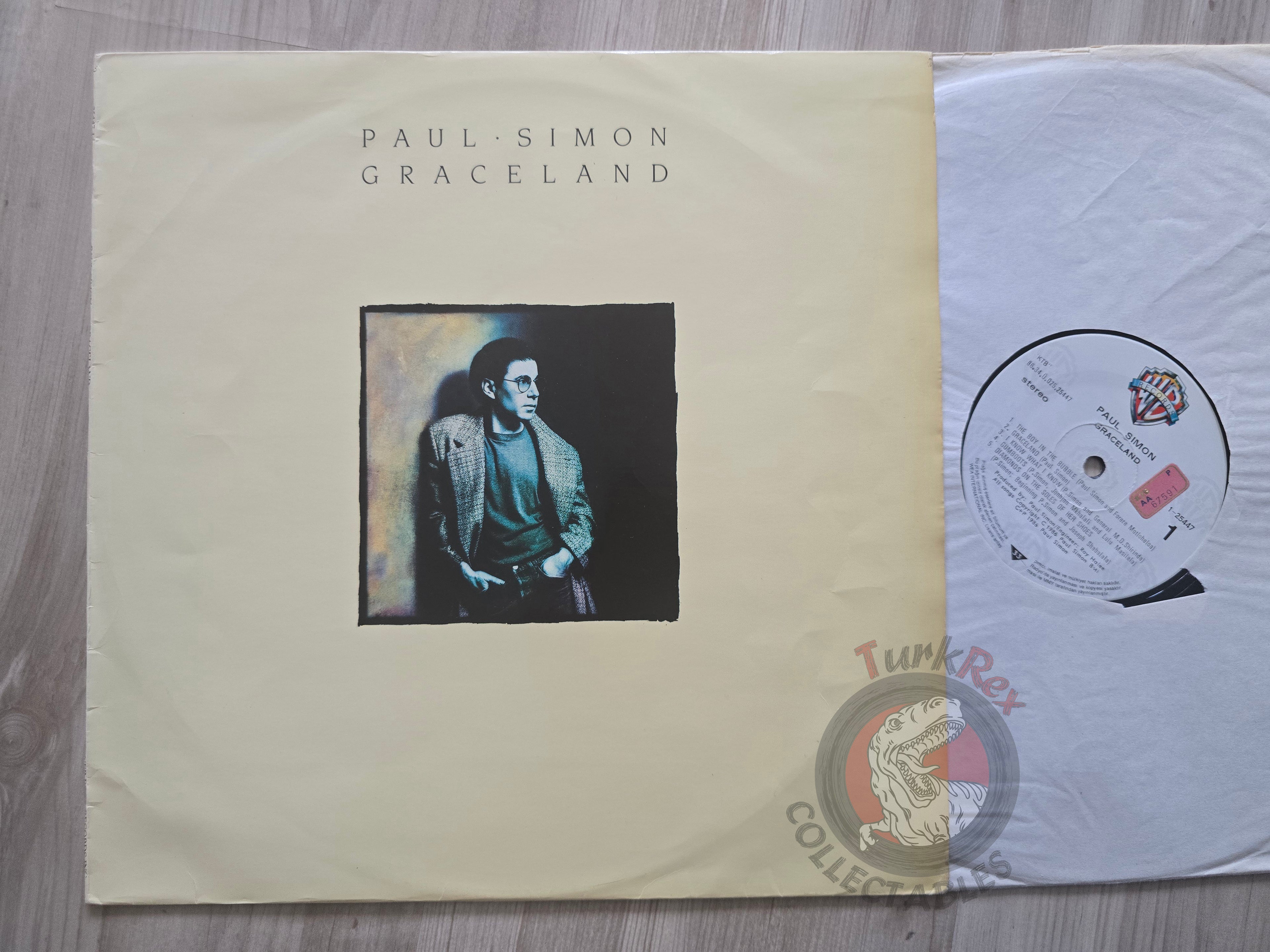 Paul Simon – Graceland Turkish Pressing Vinyl Turkey Edition