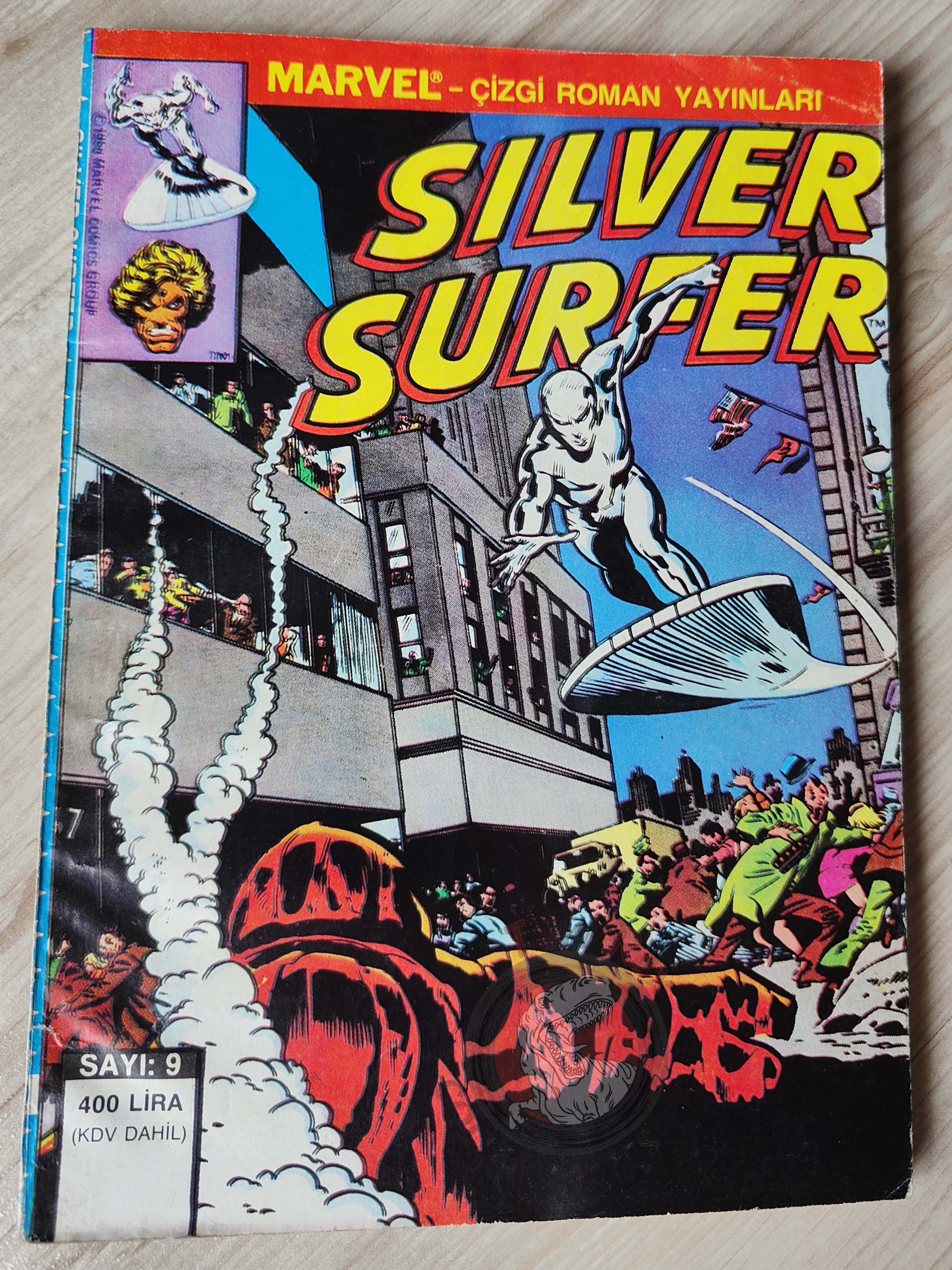 Silver Surfer #9 1988 Turkish Comic Turkey #17 #18 Fantasy Masterpieces #13 Fantastic Four #48