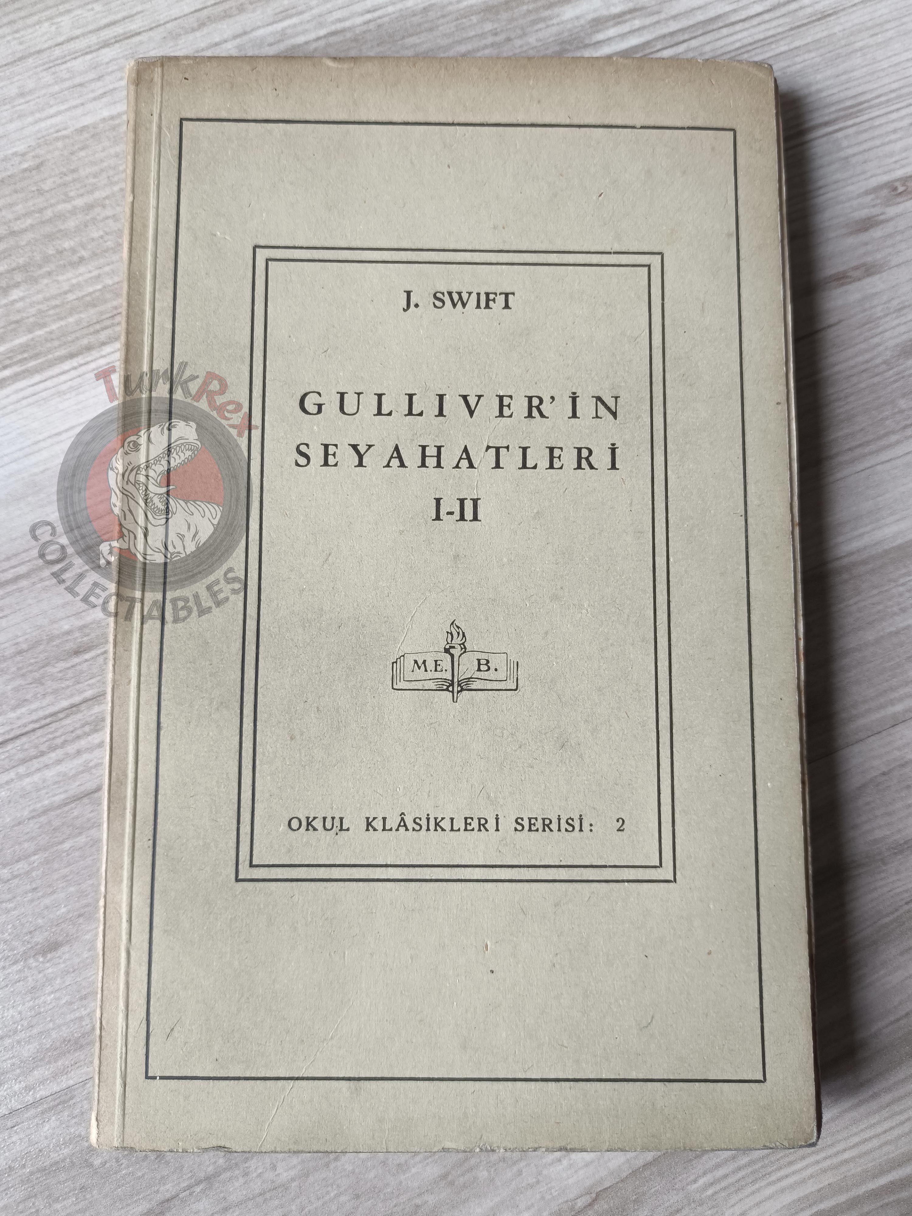 Jonathan Swift – Gulliver's Travels 1945 Turkish Book Turkey