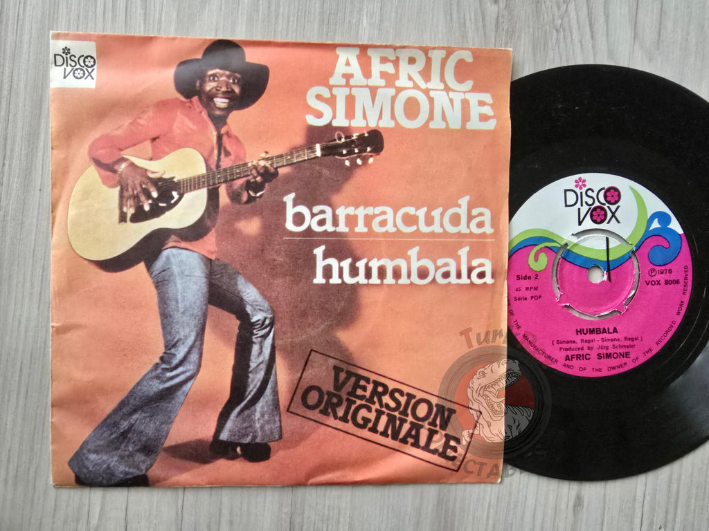 Afric Simone – Barracuda / Humbala 7" Turkish Pressing Vinyl Turkey Edition