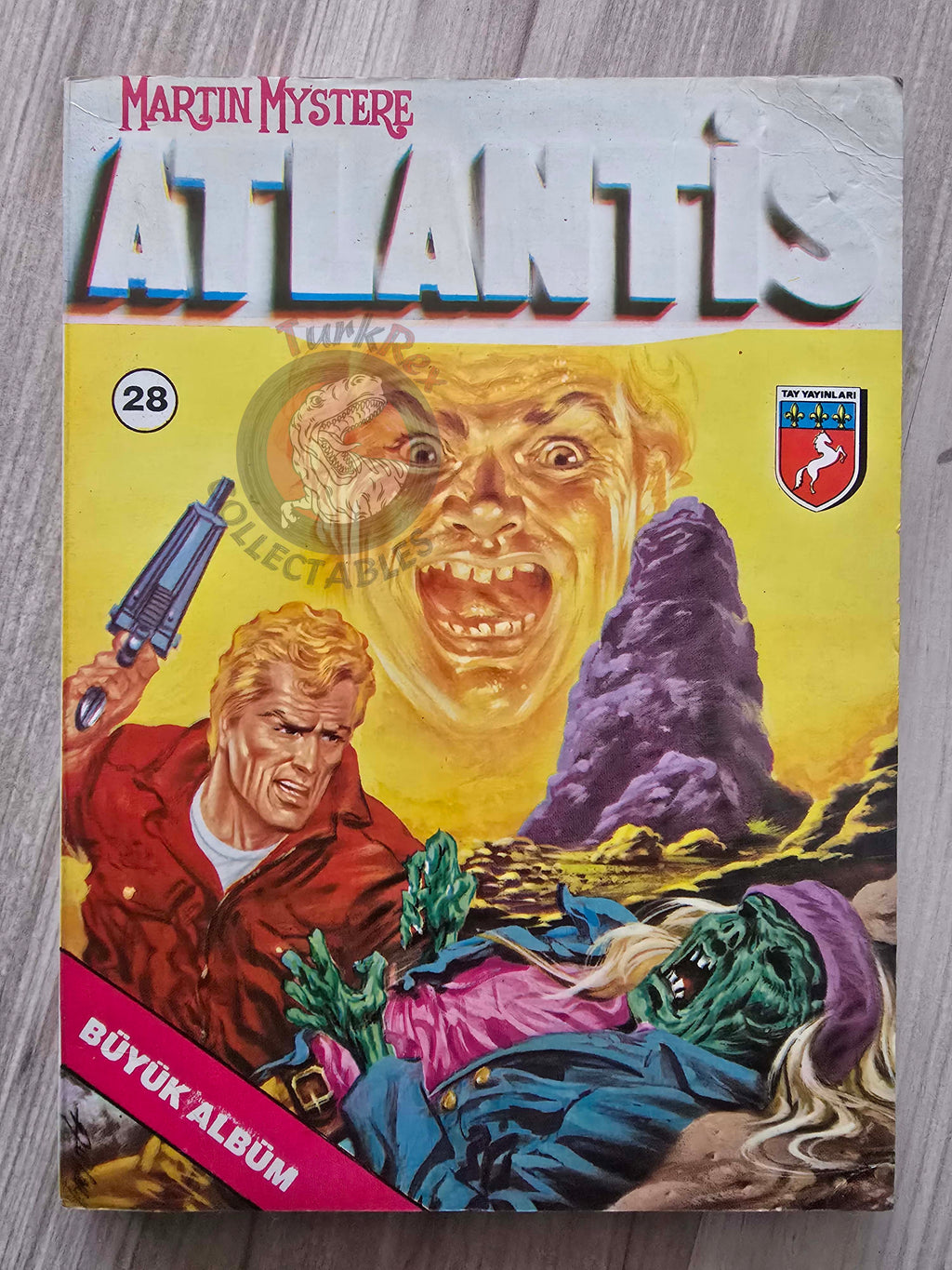 Martin Mystère #28 Intrigo a Pechino 80s Turkish Comic Turkey #71 #73