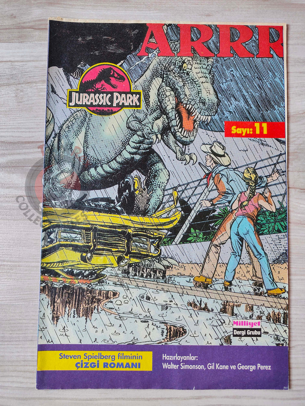 Jurassic Park #11 Turkish Edition Comic Turkey Topps Spielberg