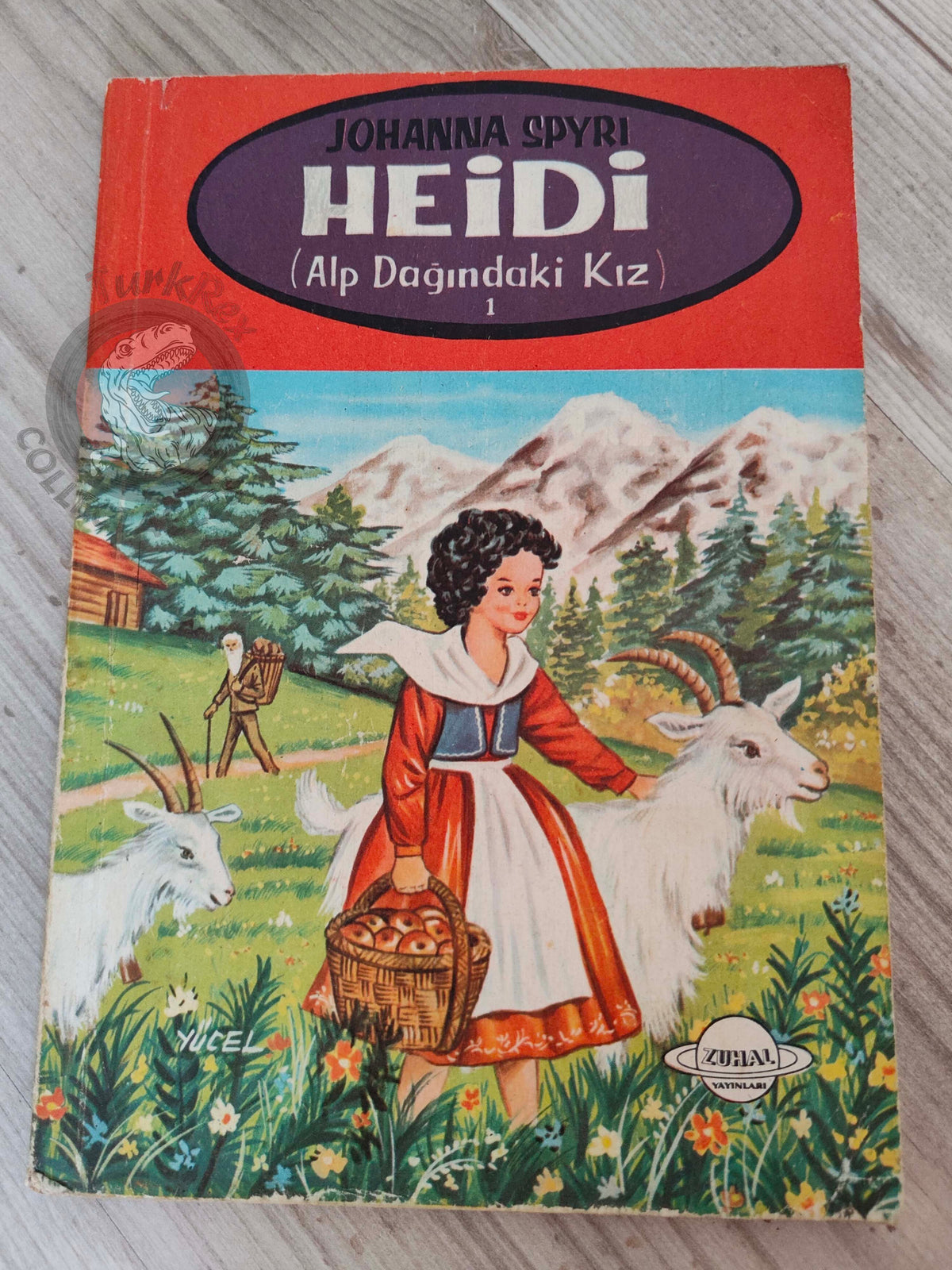 Johanna Spyri – Heidi 1970 Turkish Book Turkey Illustrated