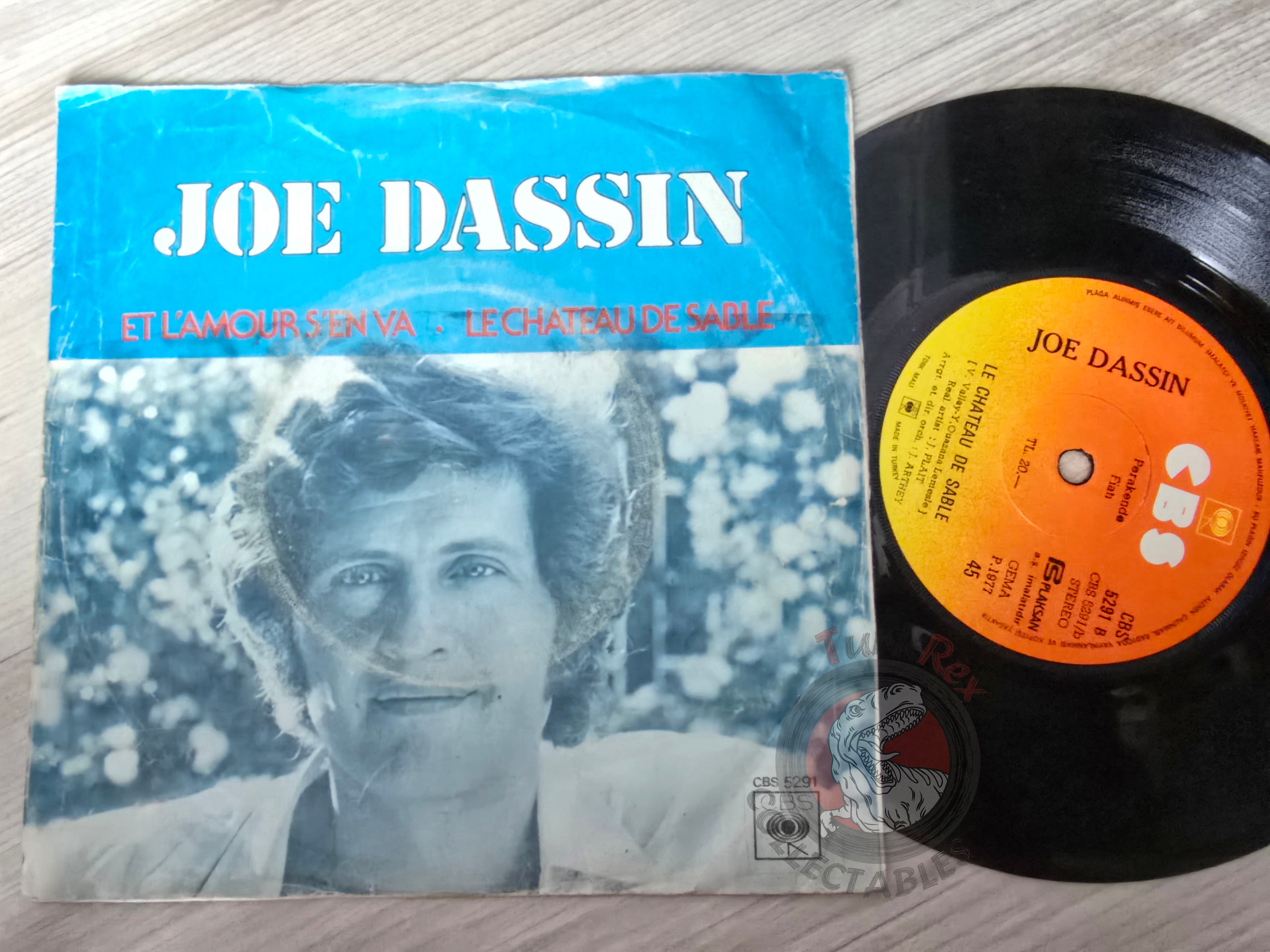 Joe Dassin – Et L'amour S'en Va 7" Turkish Pressing Vinyl Turkey Edition
