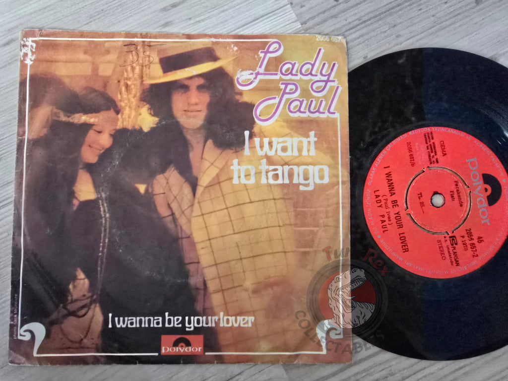 Lady Paul – I Want To Tango 7" Turkish Pressing Vinyl Turkey Edition