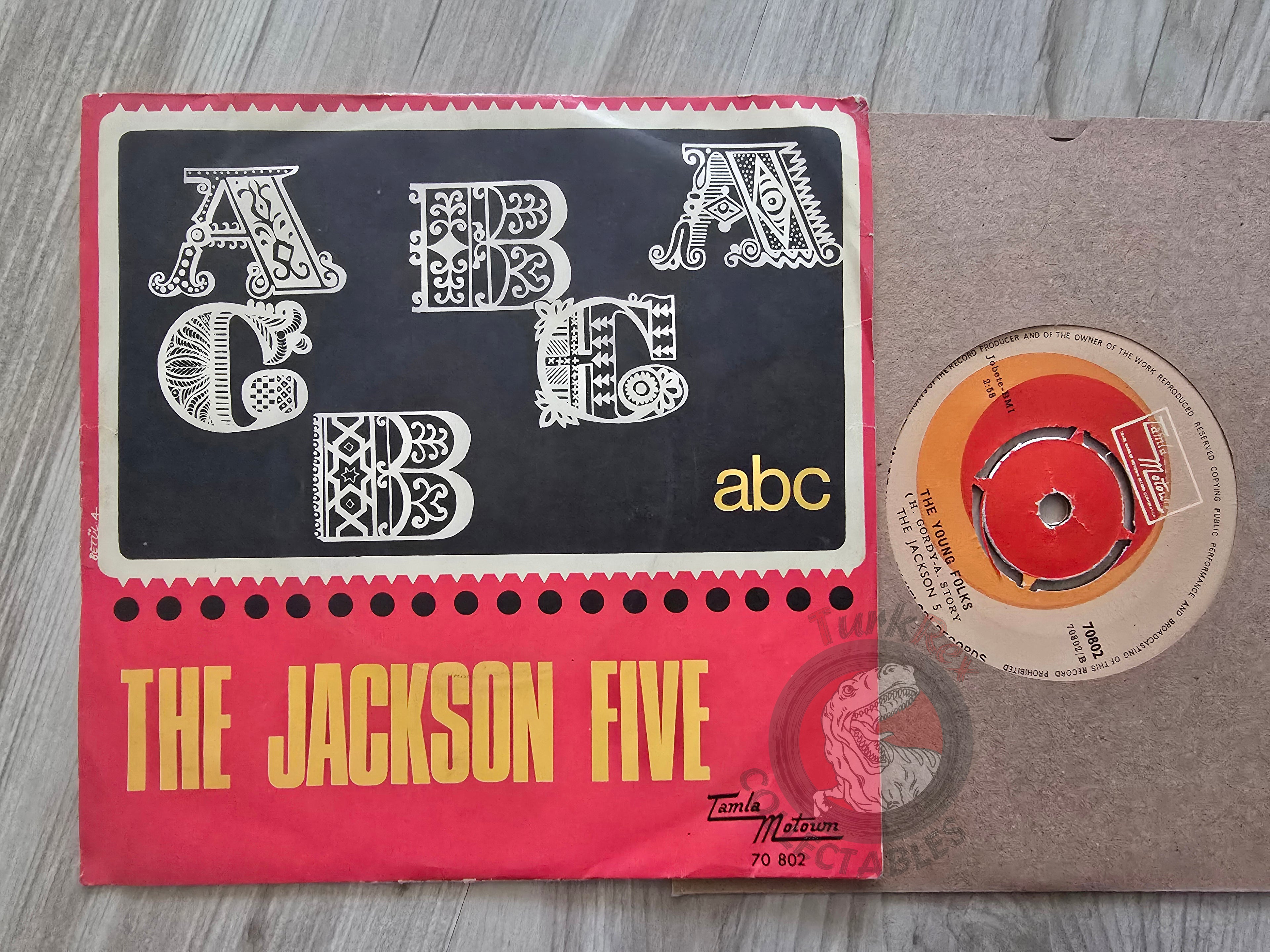 The Jackson Five 5 – ABC 7" Turkish Pressing Vinyl Turkey Michael Jackson