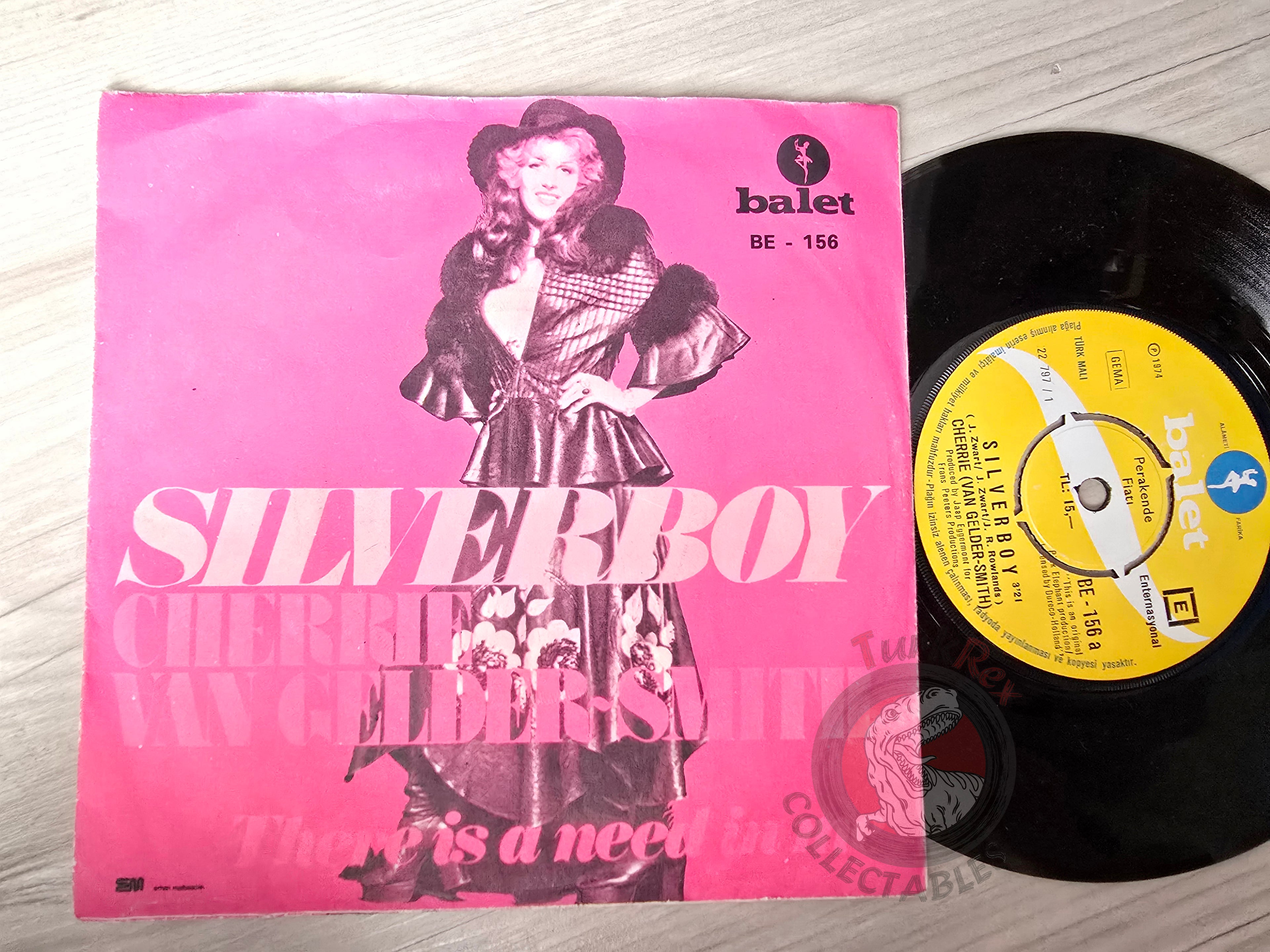 Cherrie Vangelder Smith – Silverboy 7" Turkish Pressing Vinyl Turkey Edition