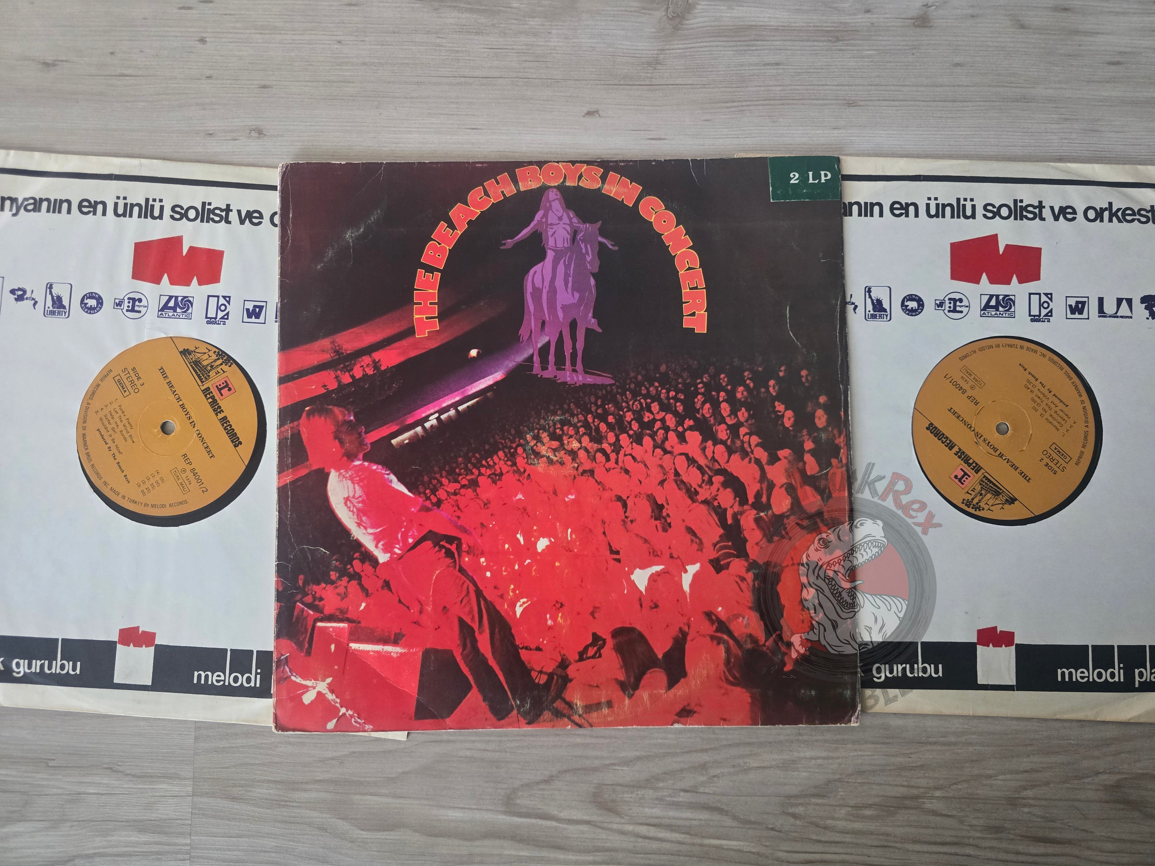 The Beach Boys – In Concert Turkish Pressing Vinyl Turkey Edition
