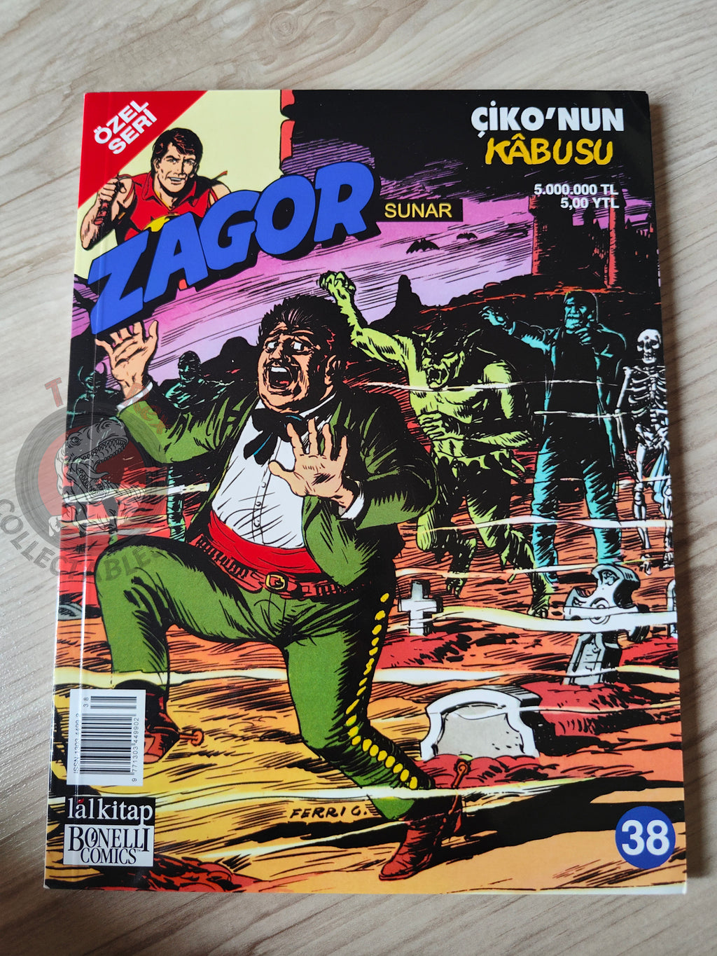 Zagor Cico #38 2005 Horror Cico Turkish Comic Turkey #6