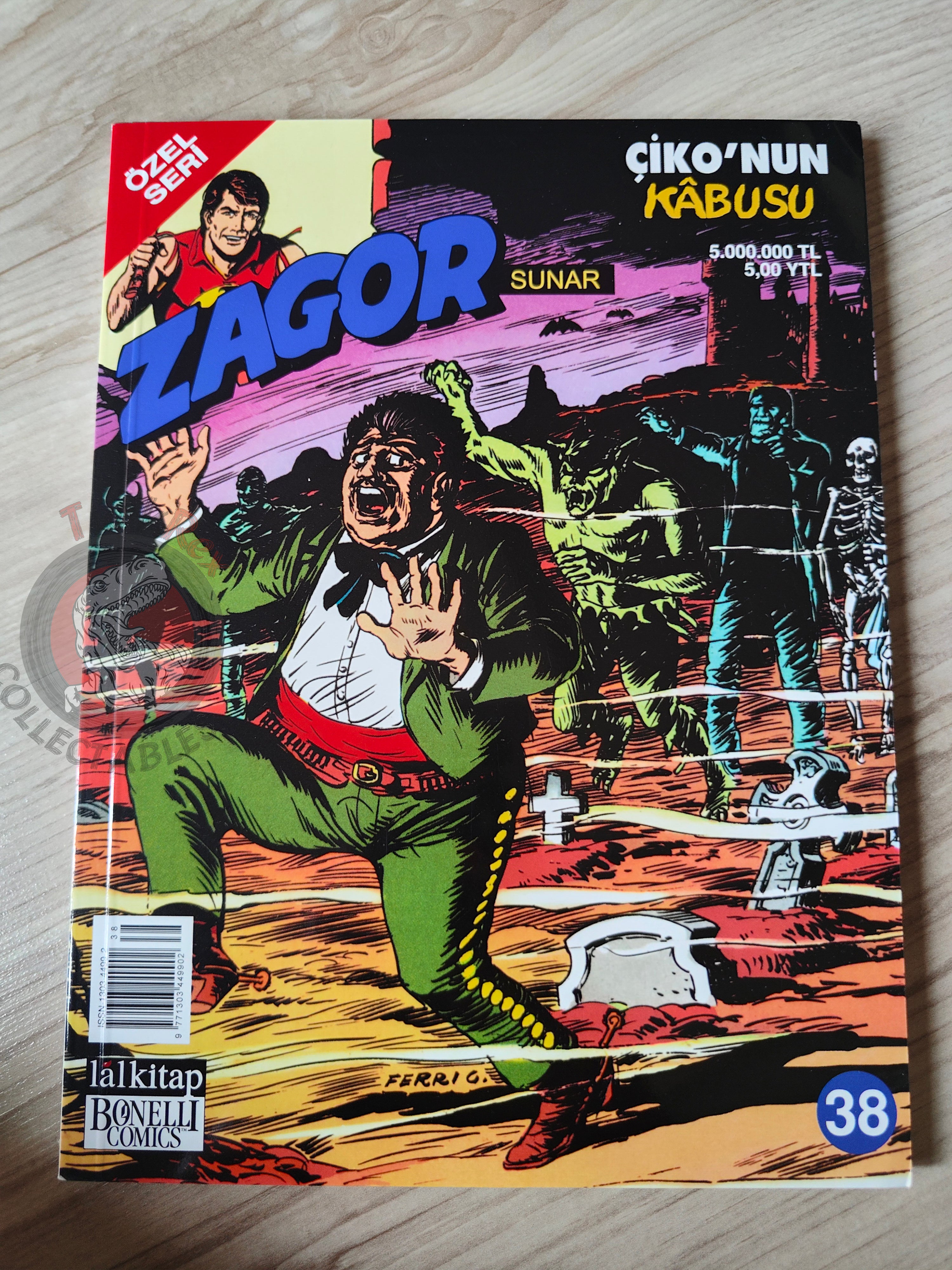 Zagor Cico #38 2005 Horror Cico Turkish Comic Turkey #6