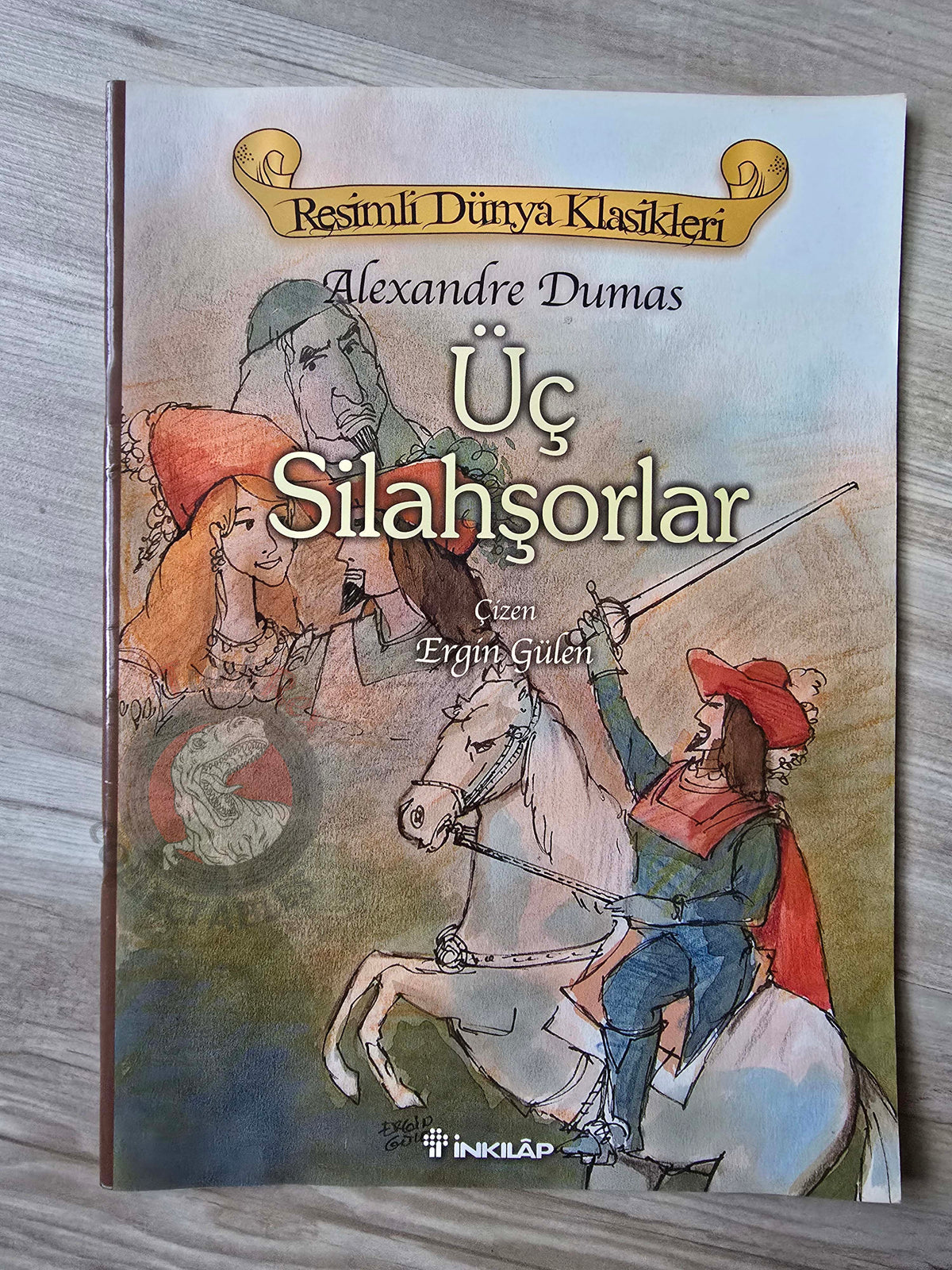 Alexandre Dumas – The Three Musketeers Turkish Comic Turkey Classics Illustrated