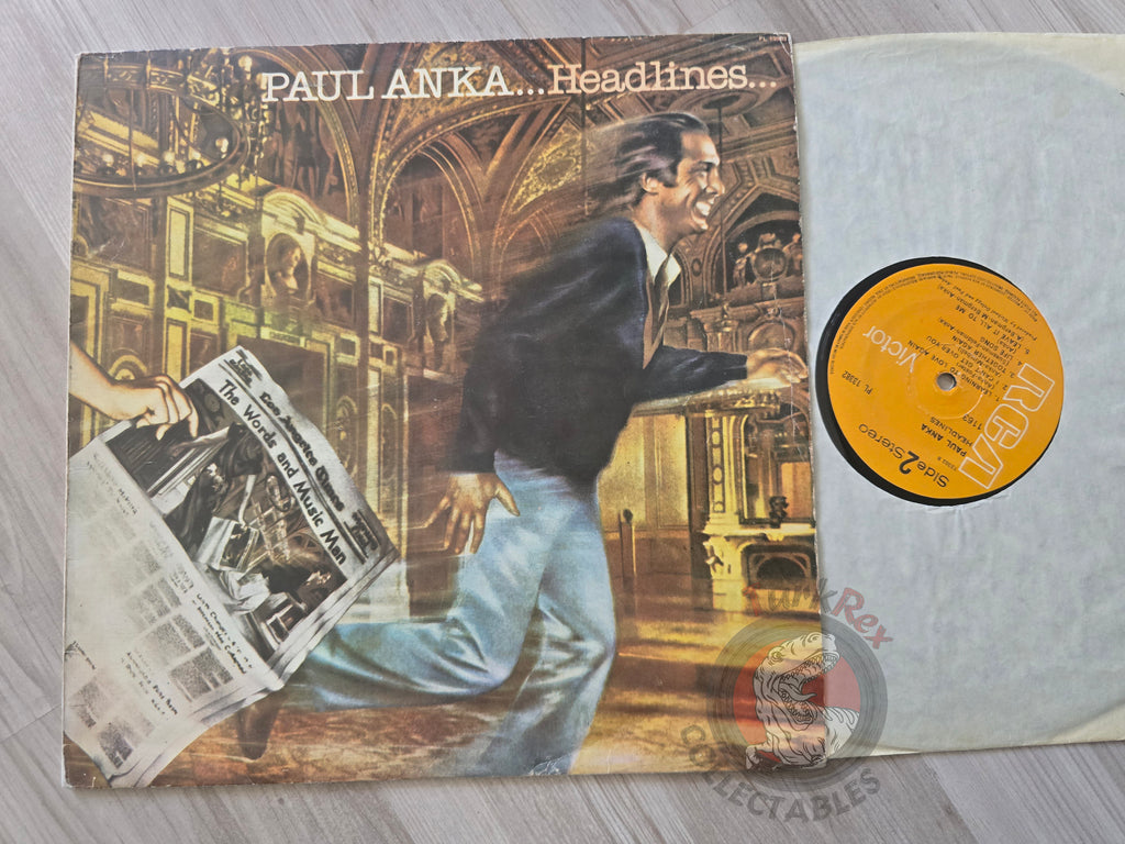 Paul Anka – Headlines Turkish Pressing Vinyl Turkey Edition