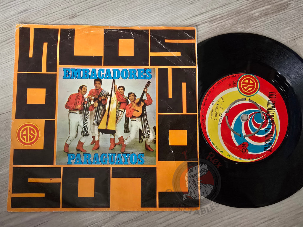 Los Embacadores Paraguayos – Mi Corazon (Katibim) 7" Turkish Pressing Vinyl Turkey Edition