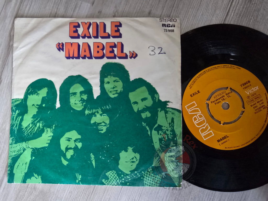 Exile – Mabel / Devil's Bite 7" Turkish Pressing Vinyl Turkey Edition