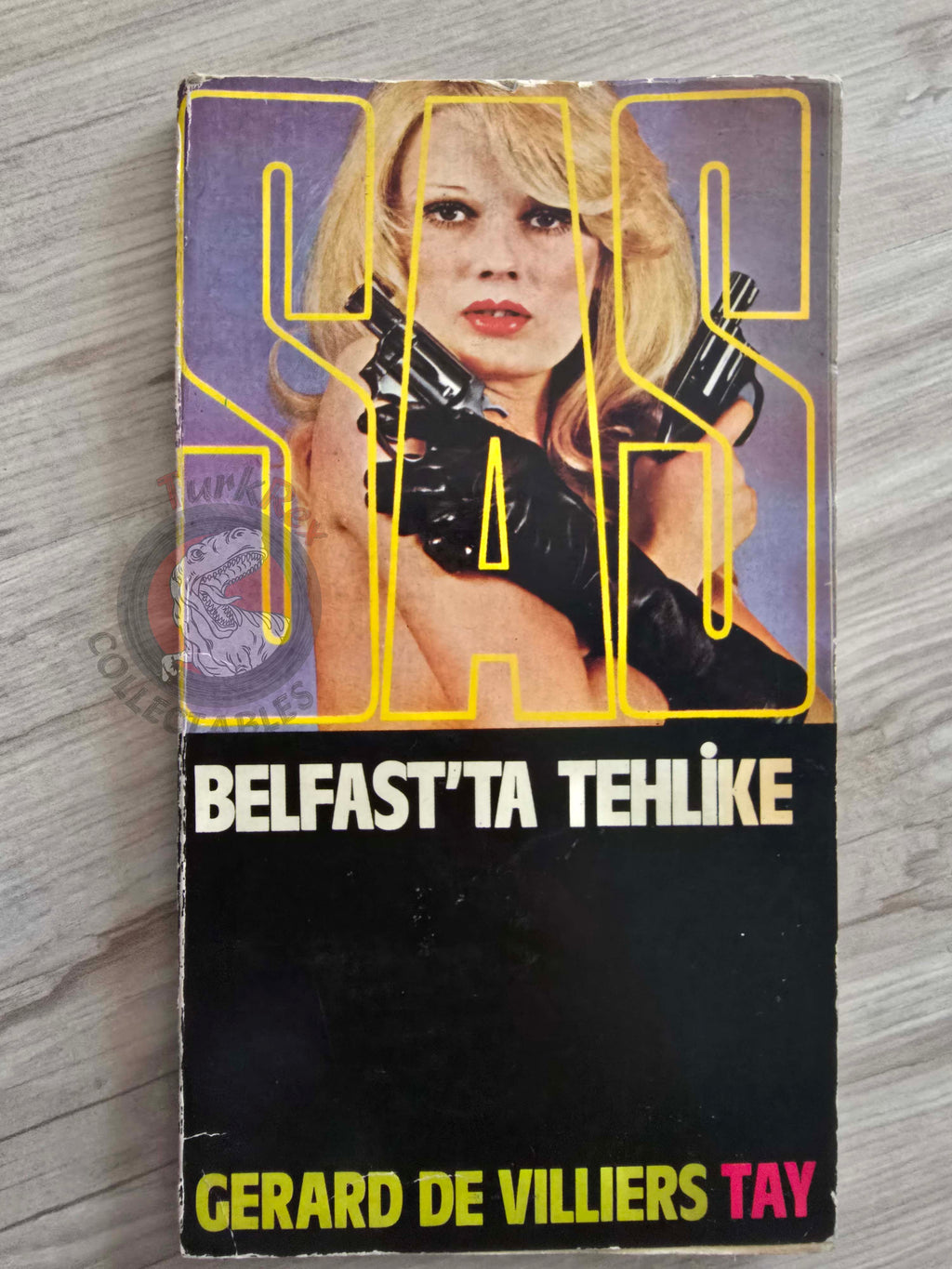 Gerard de Villiers – SAS Furie à Belfast 1985 Turkish Book Turkey