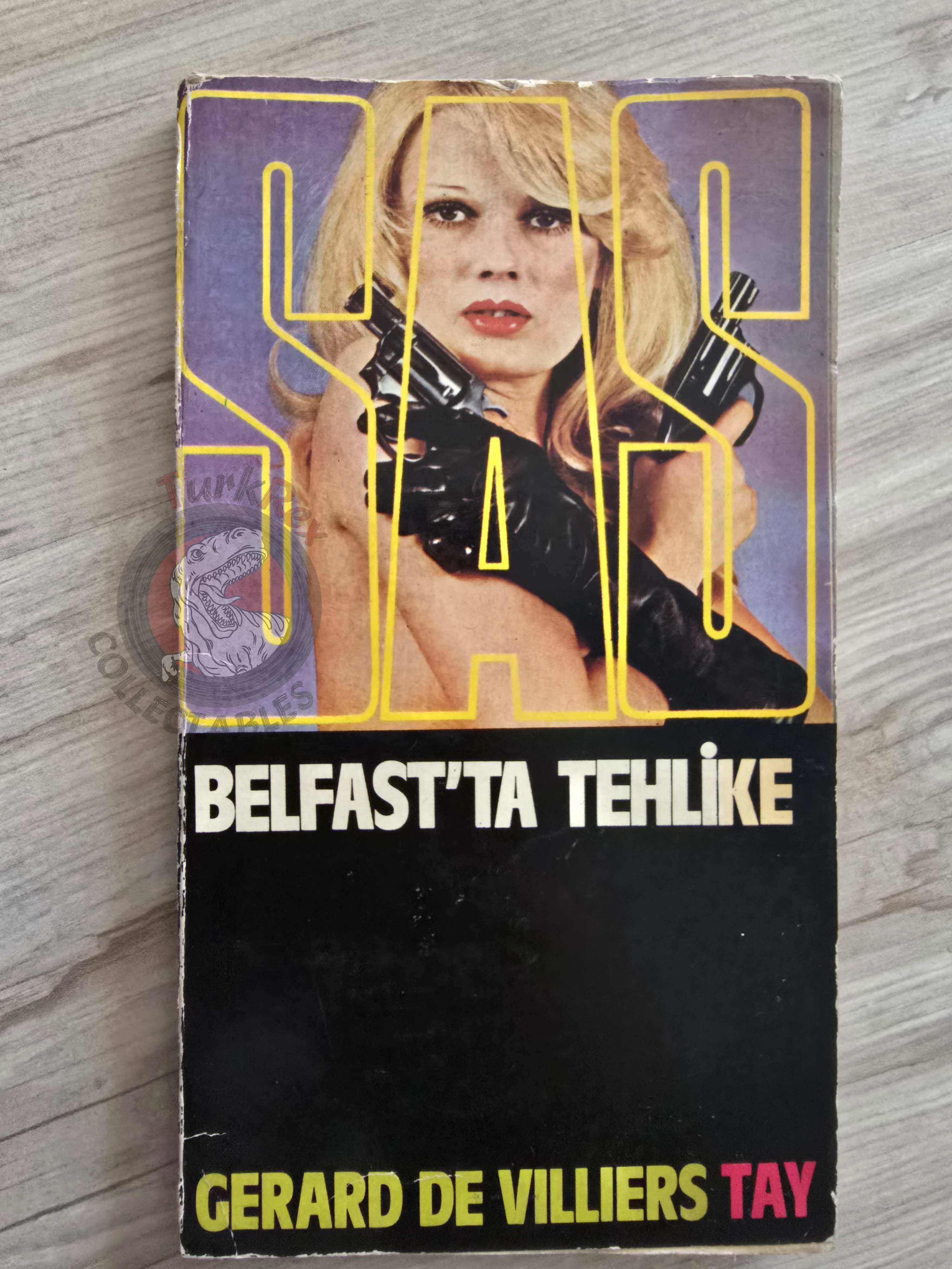 Gerard de Villiers – SAS Furie à Belfast 1985 Turkish Book Turkey