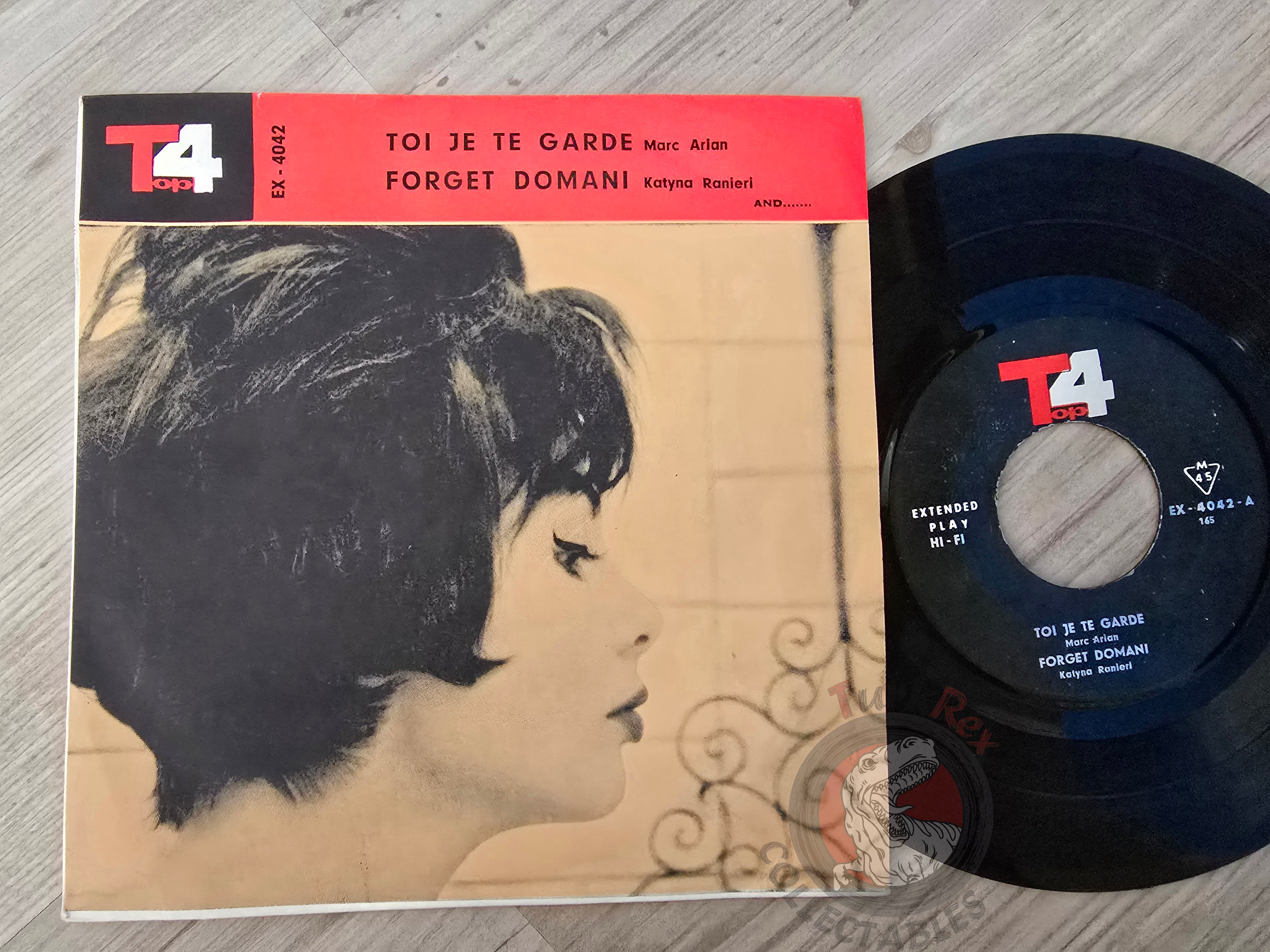 Elvis Presley / Marc Aryan / Katyna Ranieri 7" Iran Pressing Vinyl Iranian Edition