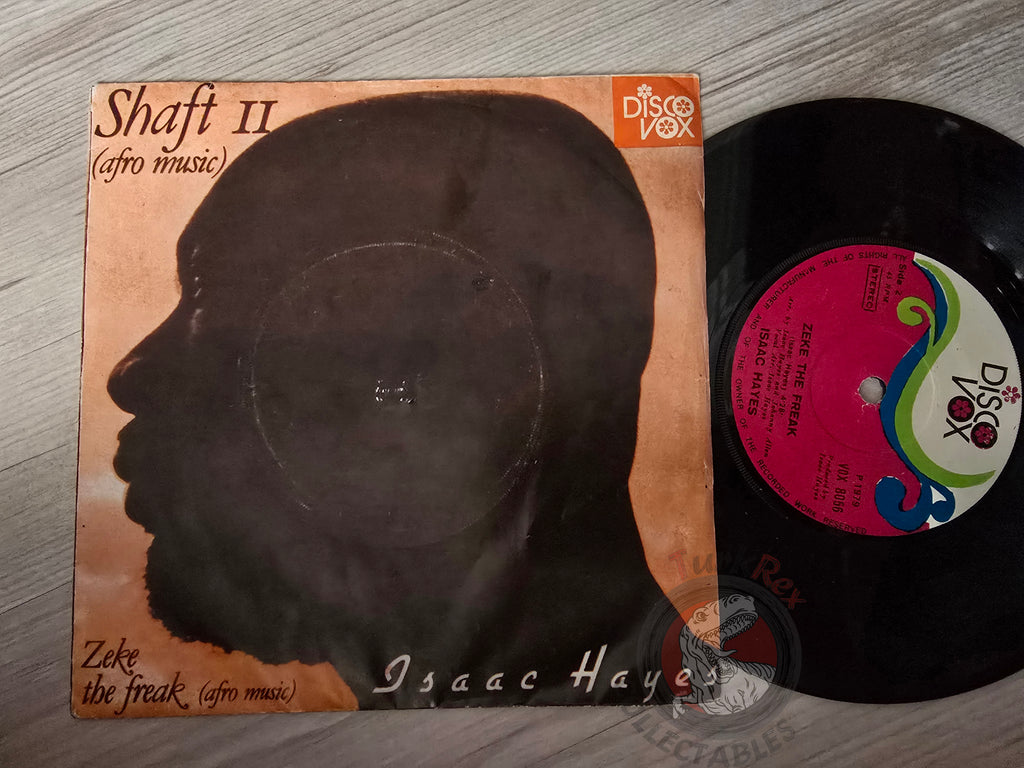 Isaac Hayes – Shaft II / Zeke The Freak 7" Turkish Pressing Vinyl Turkey Edition