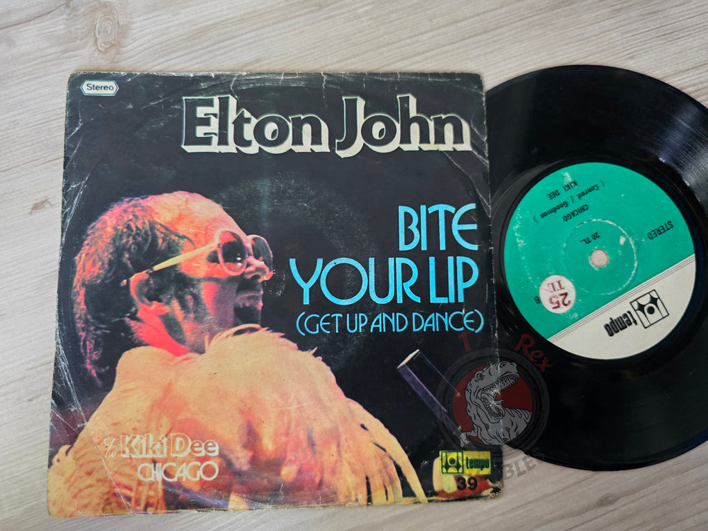 Elton John / Kiki Dee – Bite Your Lip (Get Up And Dance) / Chicago 7" Turkish Pressing Vinyl Turkey Edition