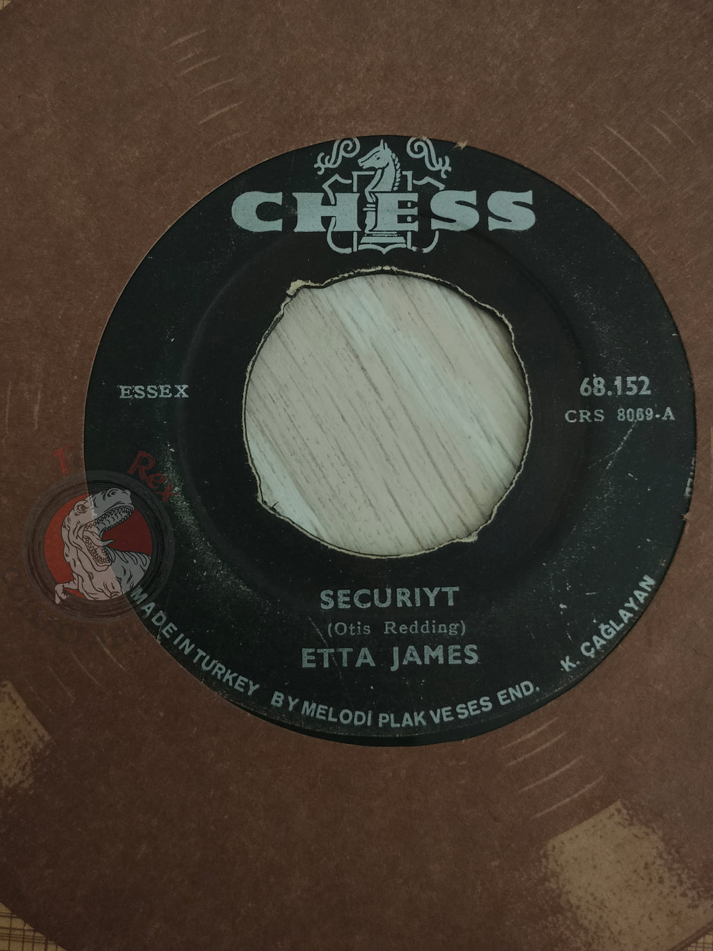 Etta James – Security 7" Turkish Pressing Vinyl Turkey Edition