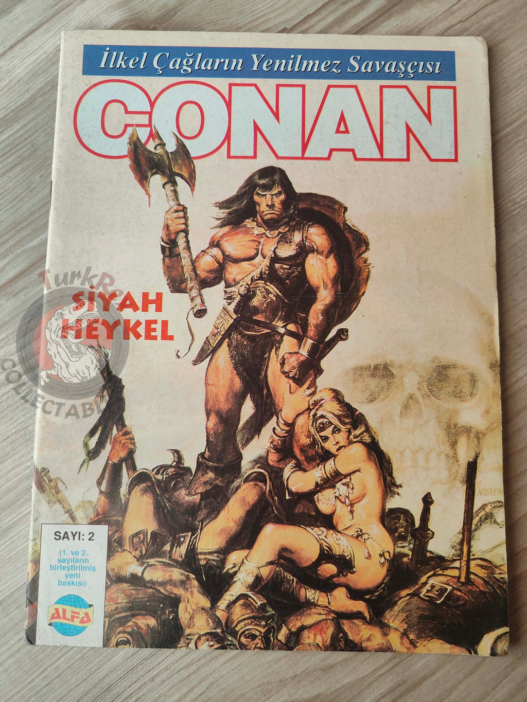 Conan #2 The Savage Sword of Conan #2 #3 Turkish Comic Turkey