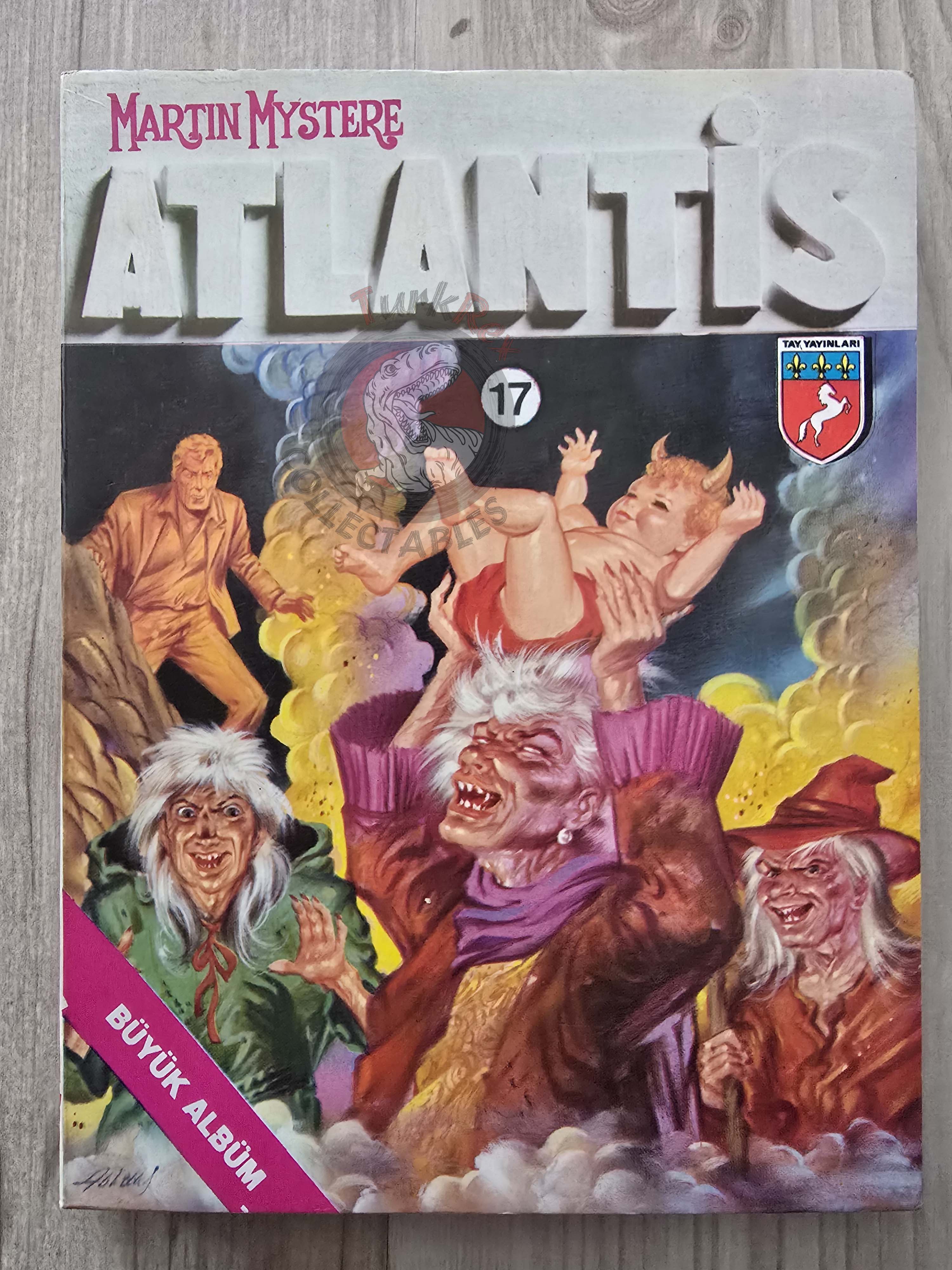 Martin Mystère #17 Il Flauto di Pan 80s Turkish Comic Turkey #39 #53