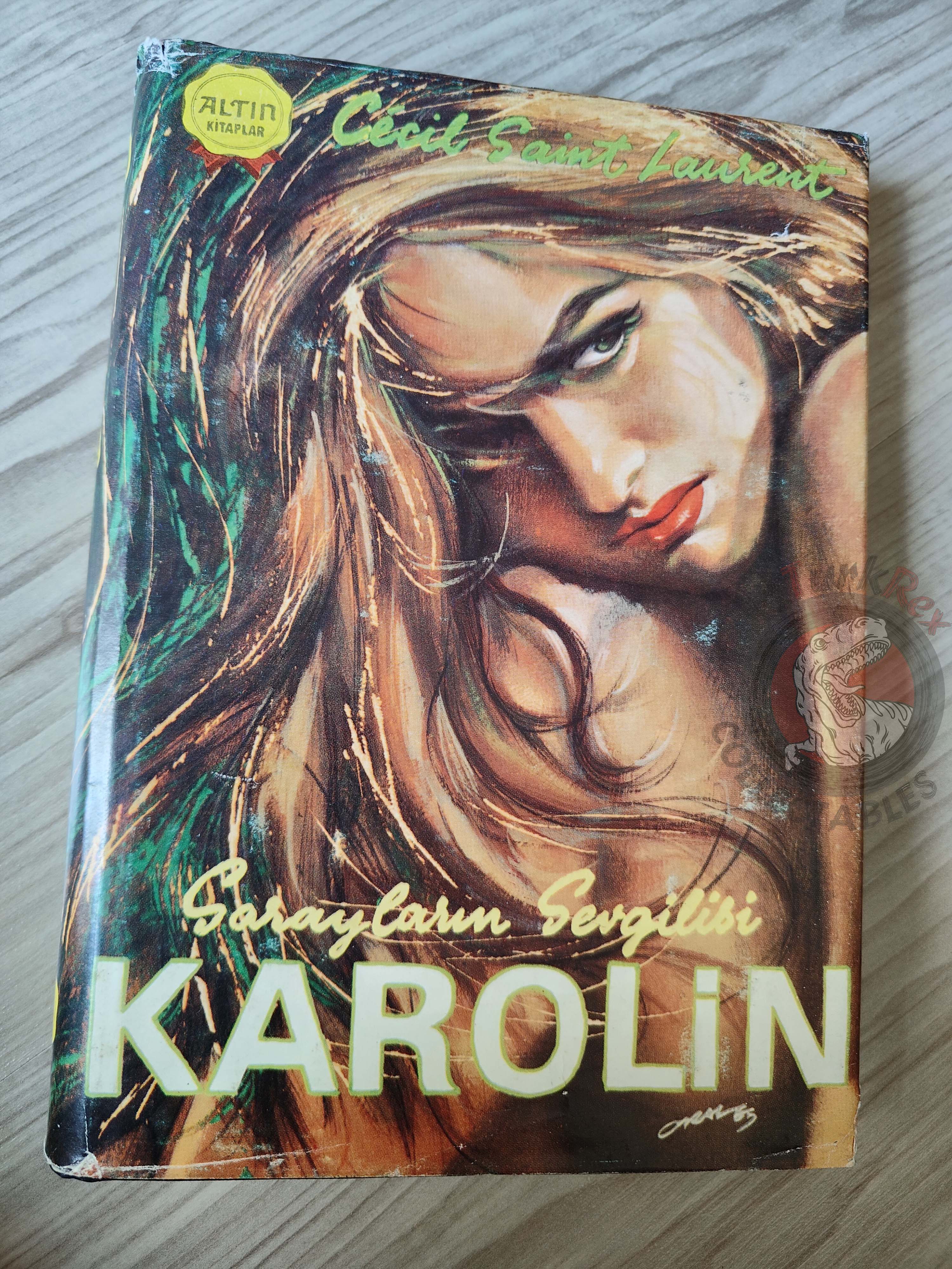 Cecil Saint-Laurent – Caroline Chérie 1965 1st HC/DJ Turkish Book Turkey