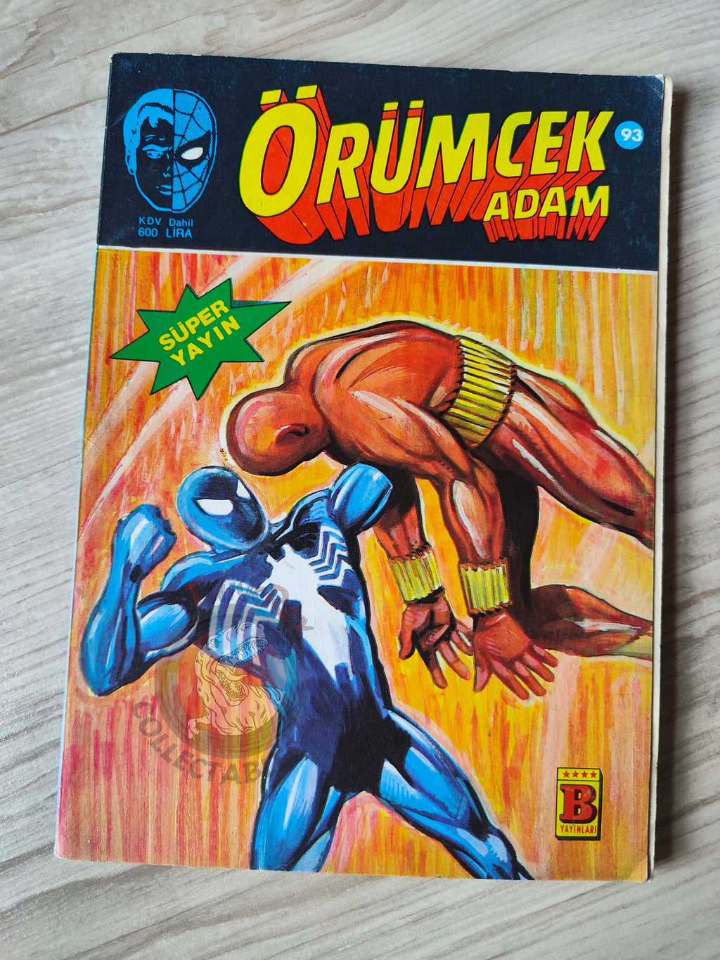 Spider-Man #93 1987 Turkish Comic Turkey Web Of #21 #22 Spectacular #122 #123