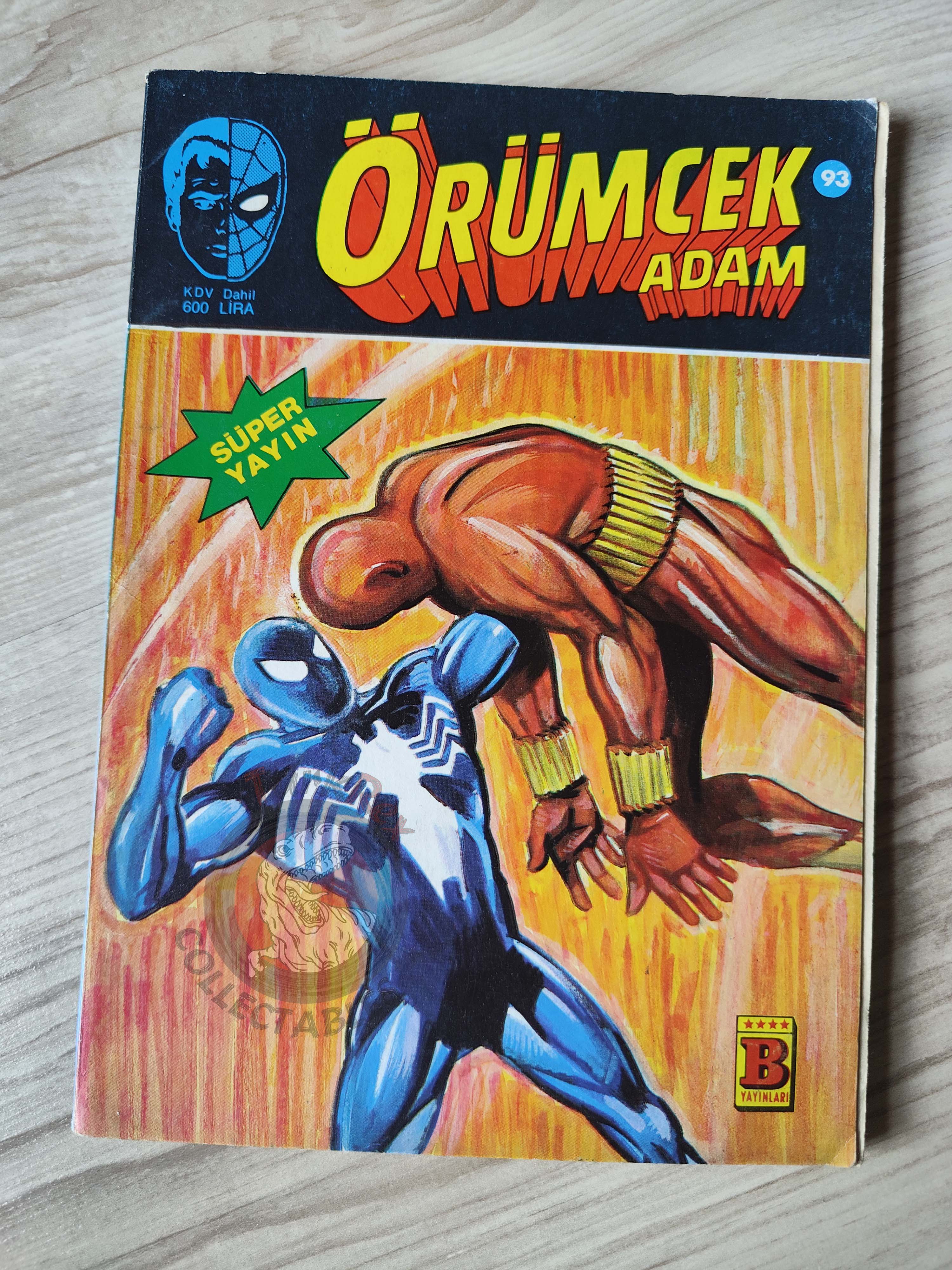 Spider-Man #93 1987 Turkish Comic Turkey Web Of #21 #22 Spectacular #122 #123