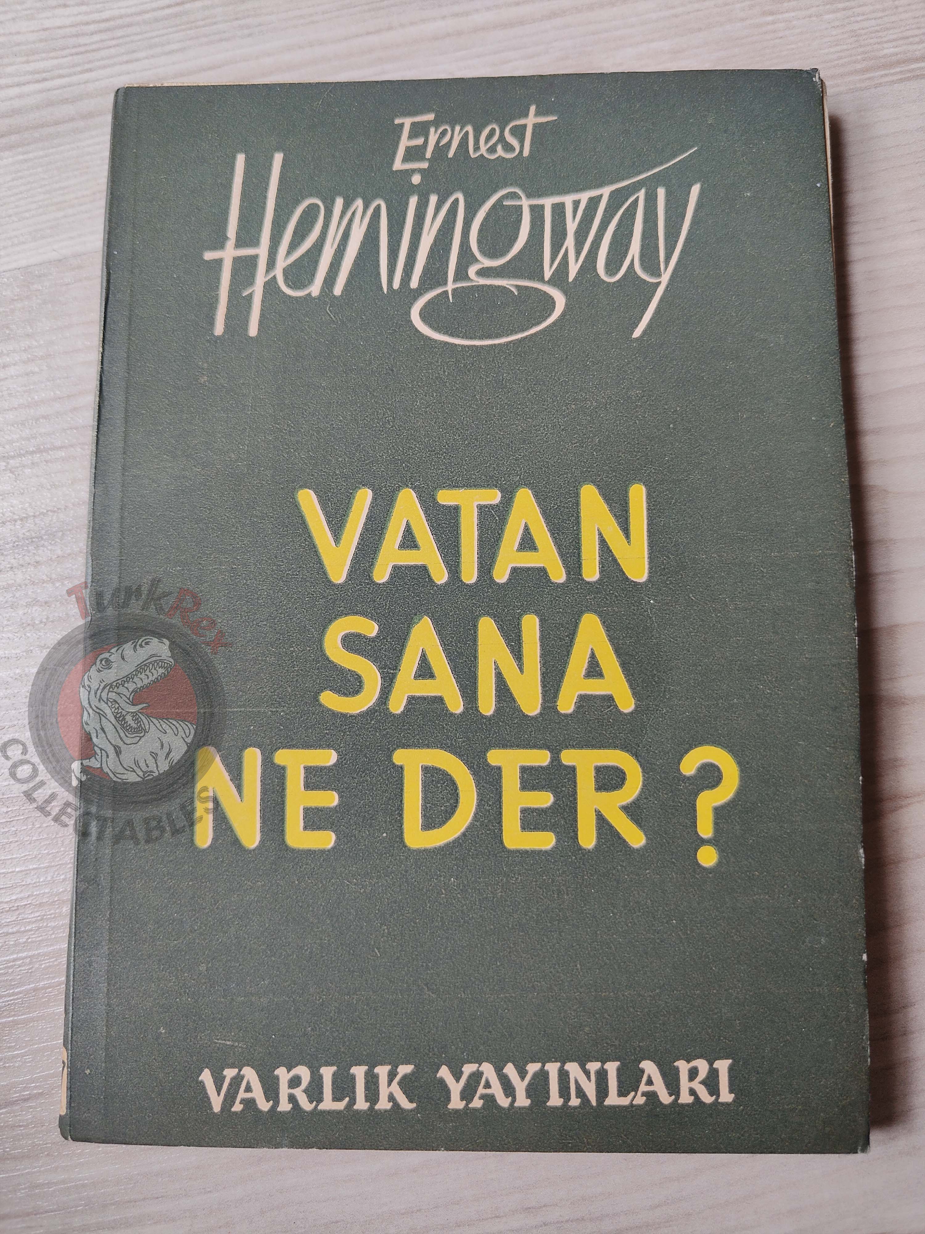 Ernest Hemingway – Men Without Women 1954 1st Turkish Book Turkey