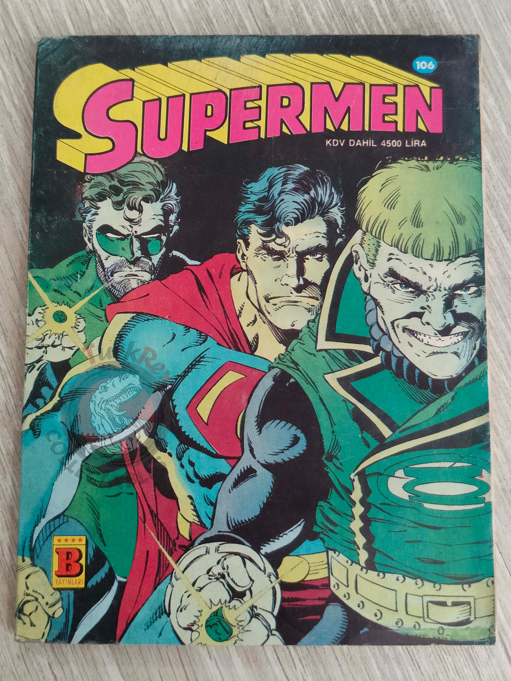 Superman #106 1992 Turkish Comic Turkey Adventures of #473 Action Comics #537 Aquaman
