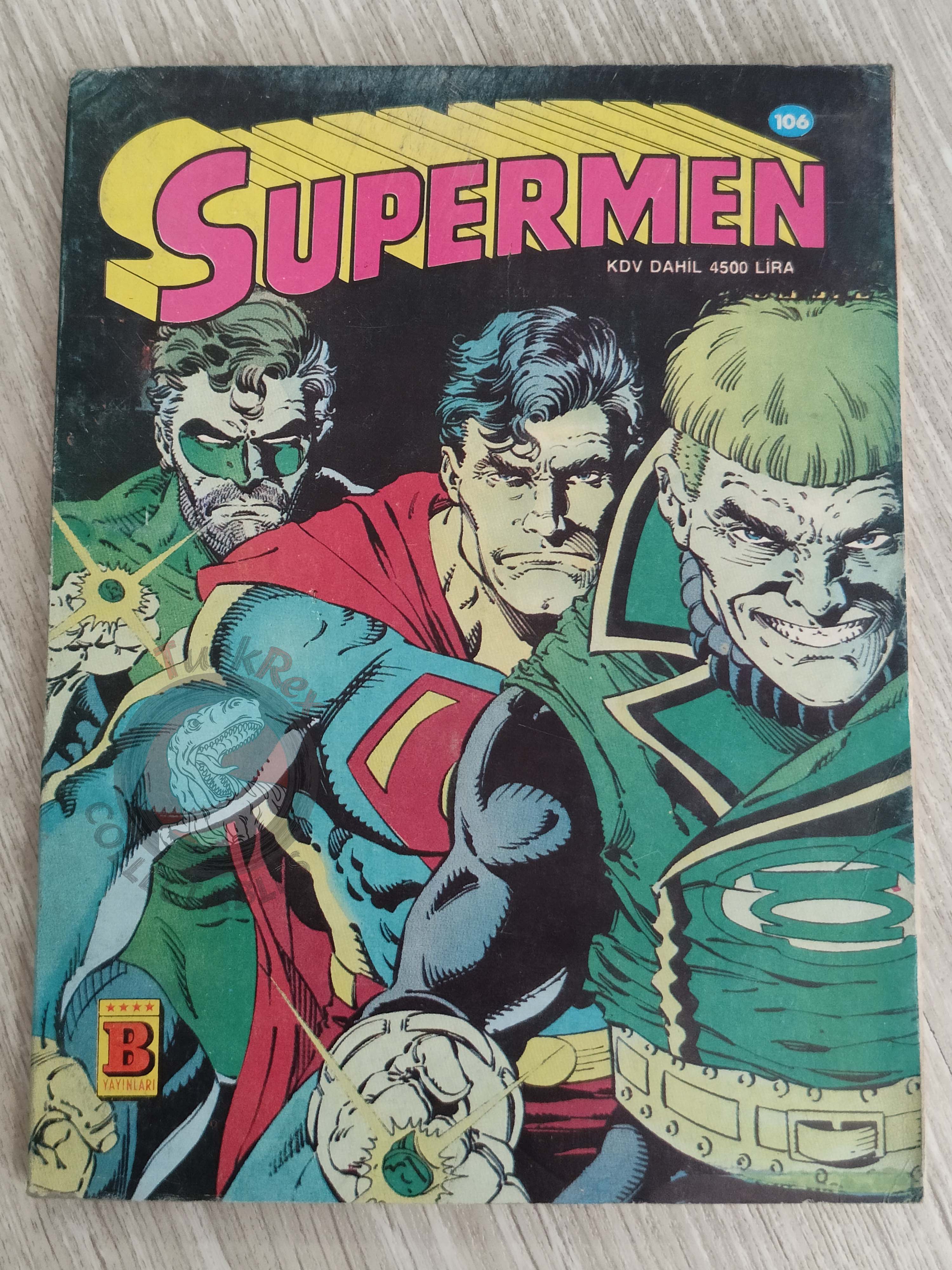 Superman #106 1992 Turkish Comic Turkey Adventures of #473 Action Comics #537 Aquaman