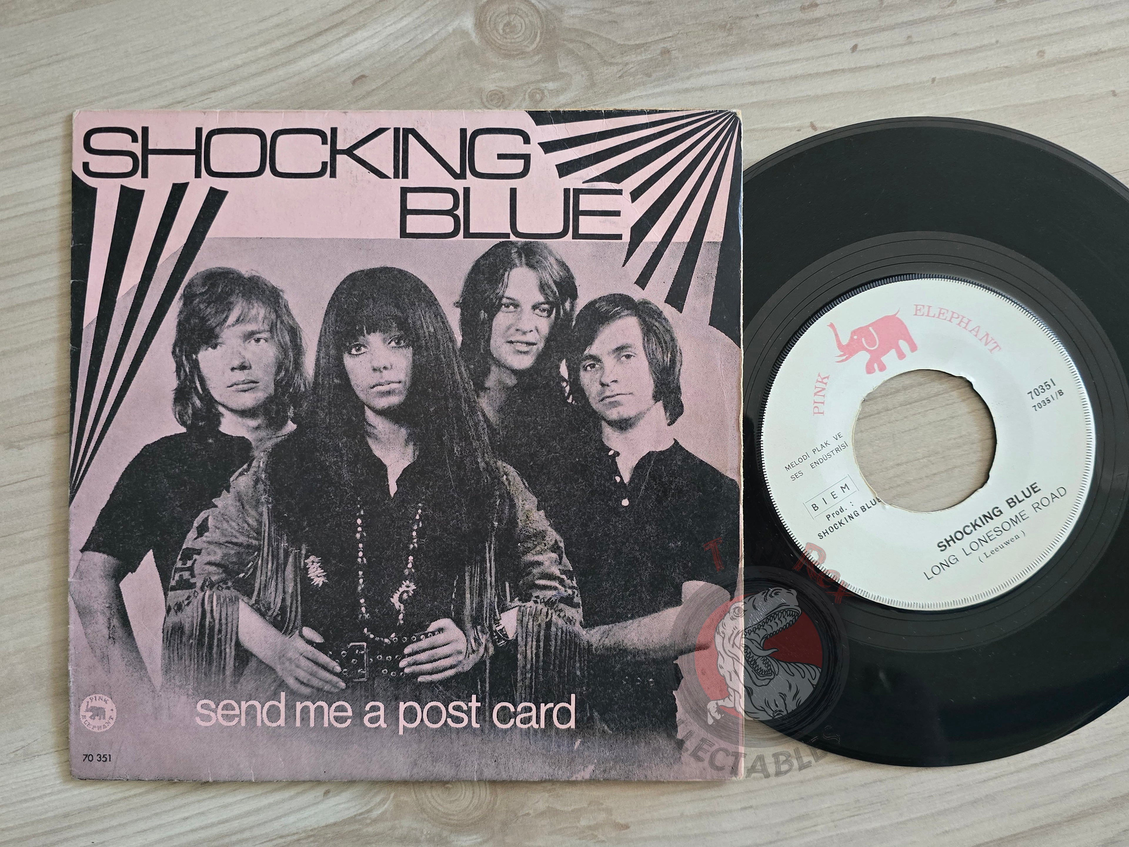 Shocking Blue – Send Me A Post Card 7" Turkish Pressing Vinyl Turkey Edition 2
