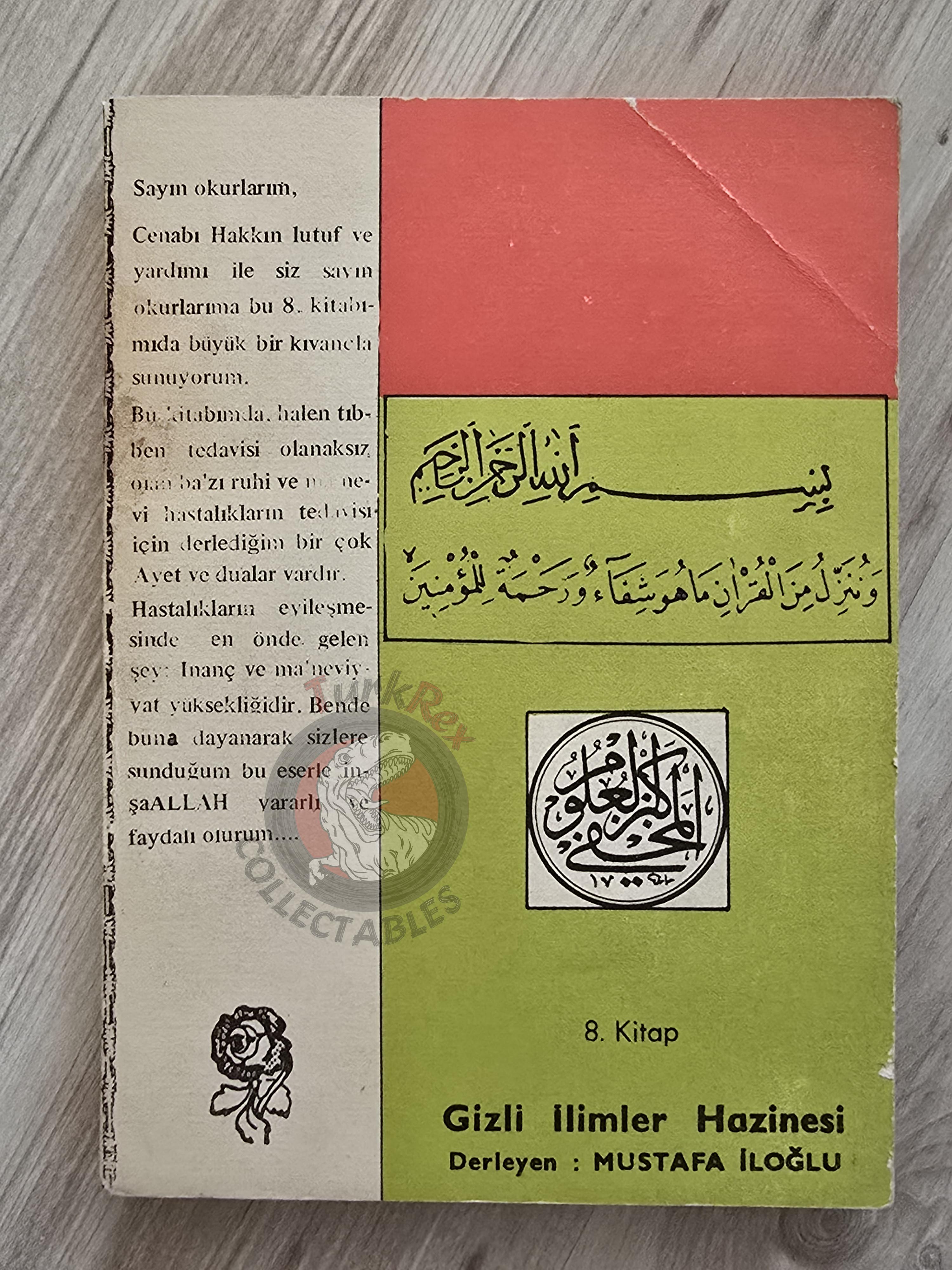 Hidden Sciences Vol 8 Islamic Occult Havass Vefq Spells Charm Turkish Book Islam Talisman