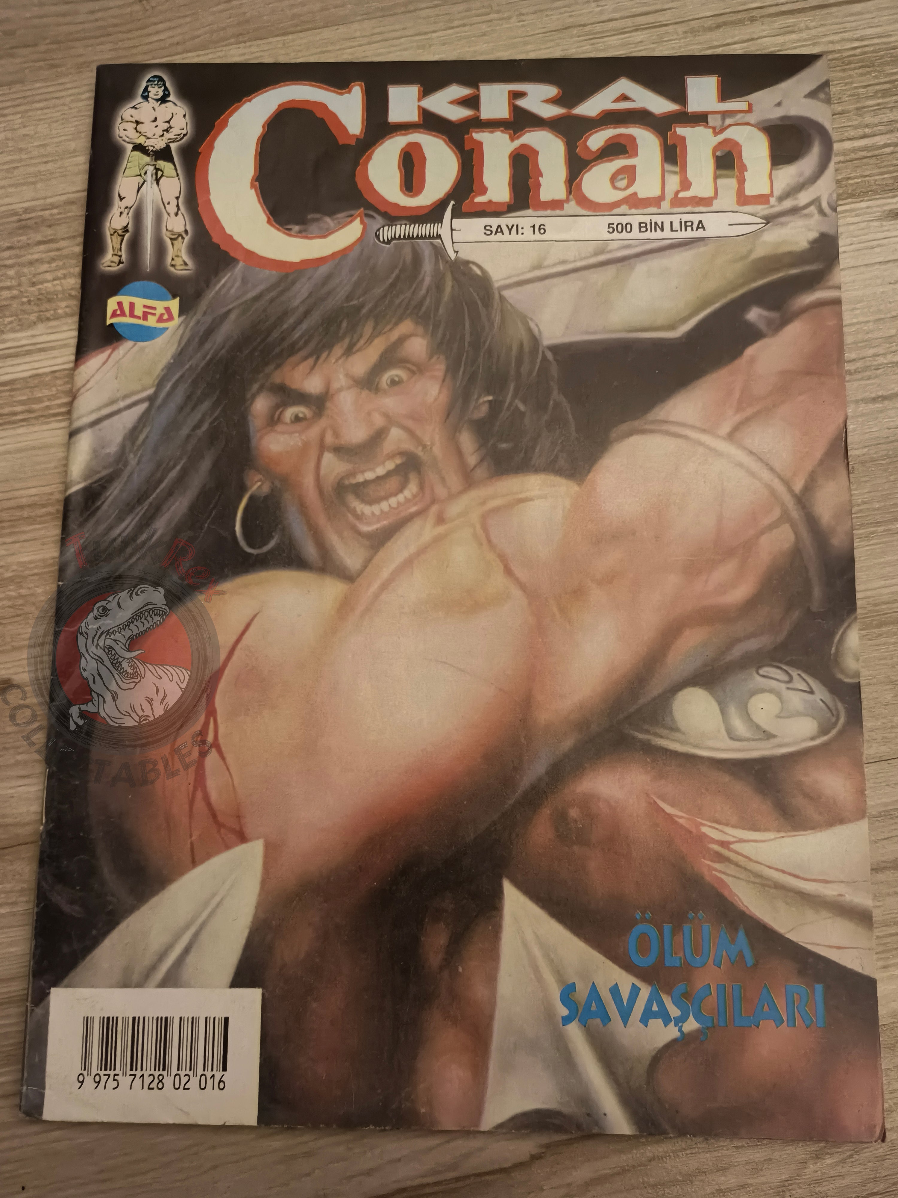 Kral Conan #16 The Savage Sword of #169 Turkish Comic Turkey King Conan #1