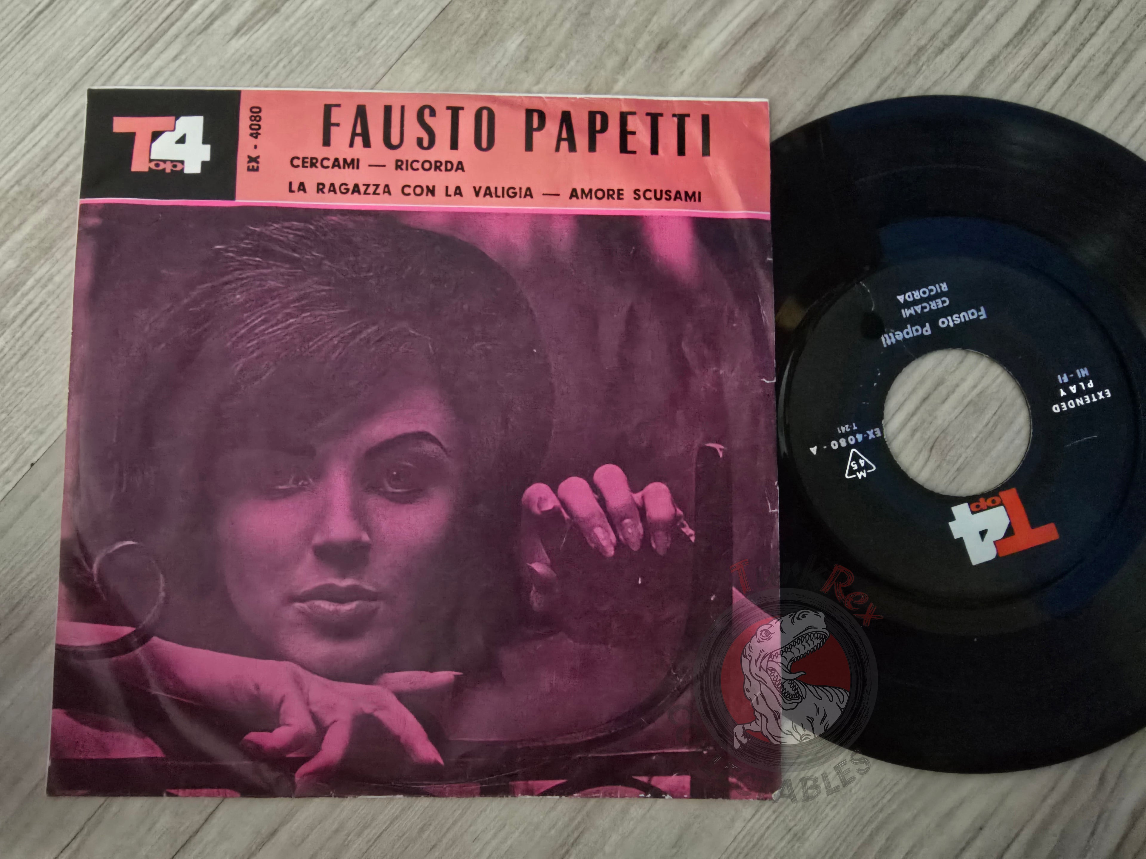 Fausto Papetti – Cercami 7" Iran Pressing Vinyl Iranian Edition 1