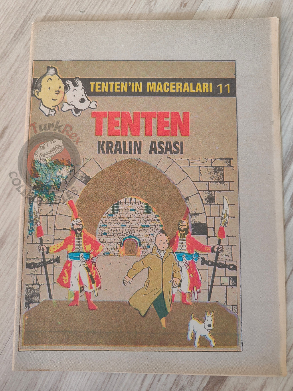 Tintin – King Ottokar's Sceptre 1989 Turkish Edition Comic Turkey