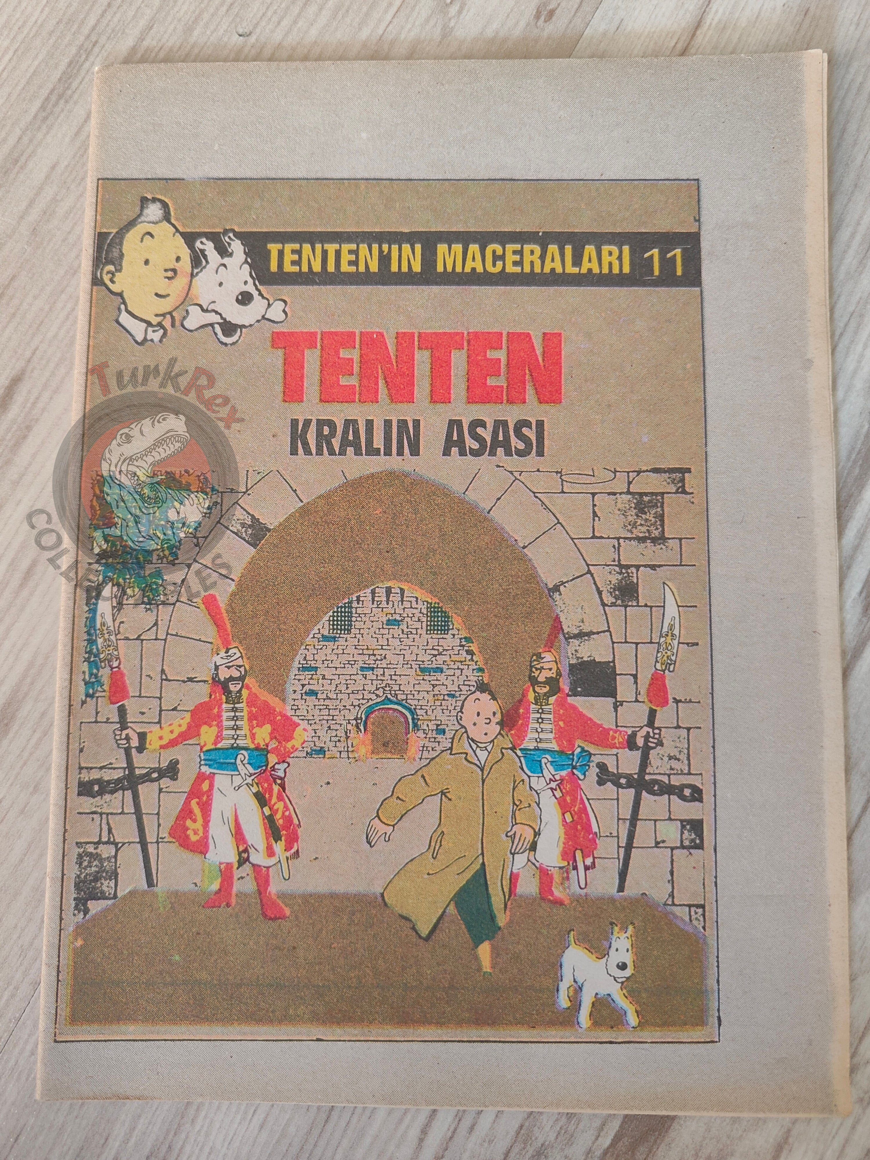 Tintin – King Ottokar's Sceptre 1989 Turkish Edition Comic Turkey
