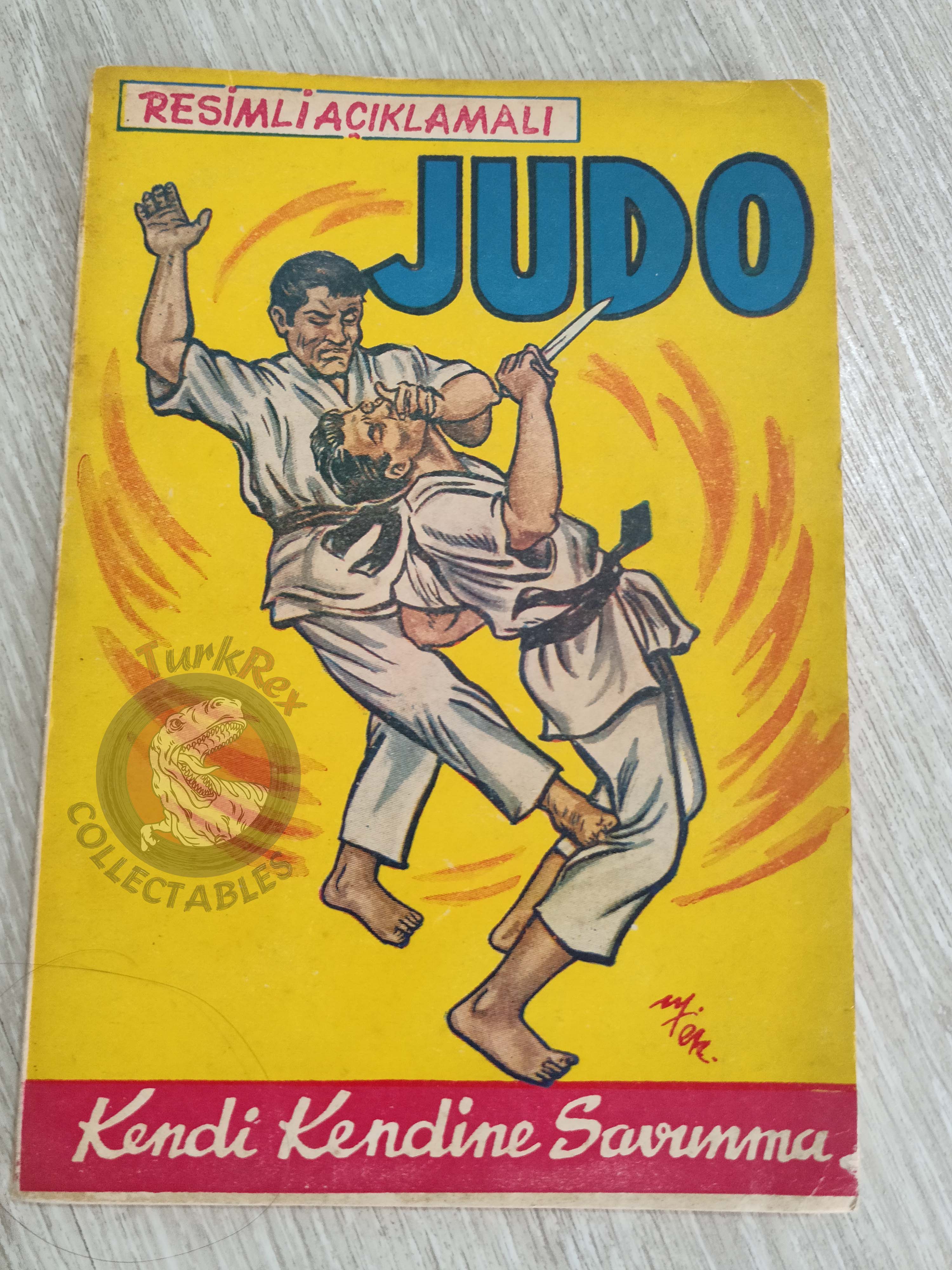 Eric Dominy – Illustrated Martial Arts 1973 Turkish Book Turkey Illustrated Judo
