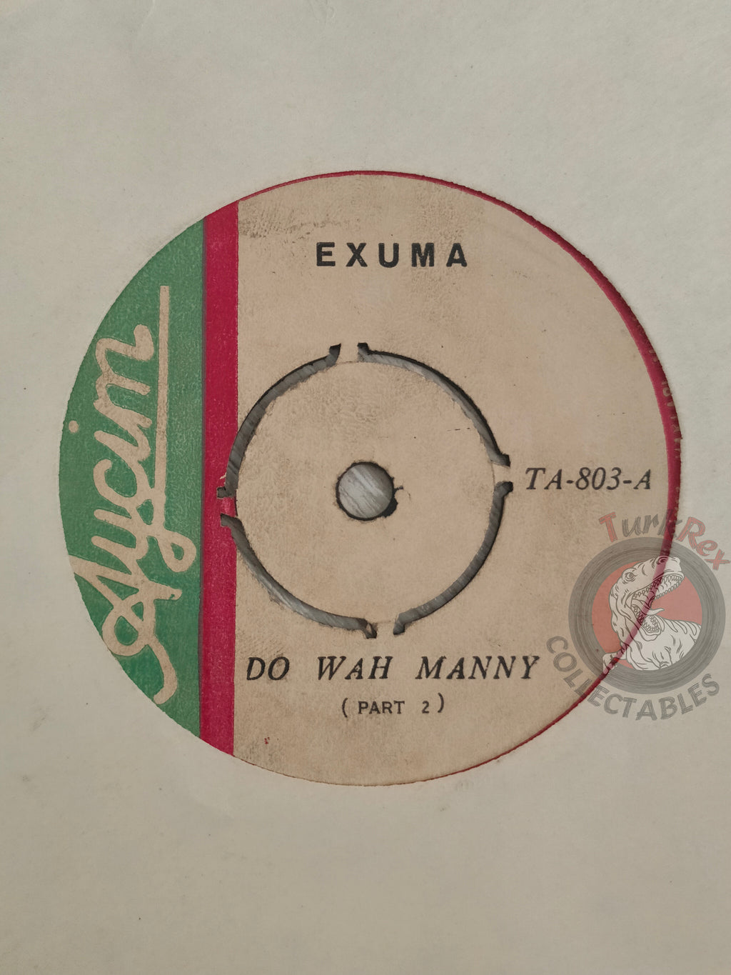 Exuma – Do Wah Nanny 7" Turkish Pressing Vinyl Turkey Edition