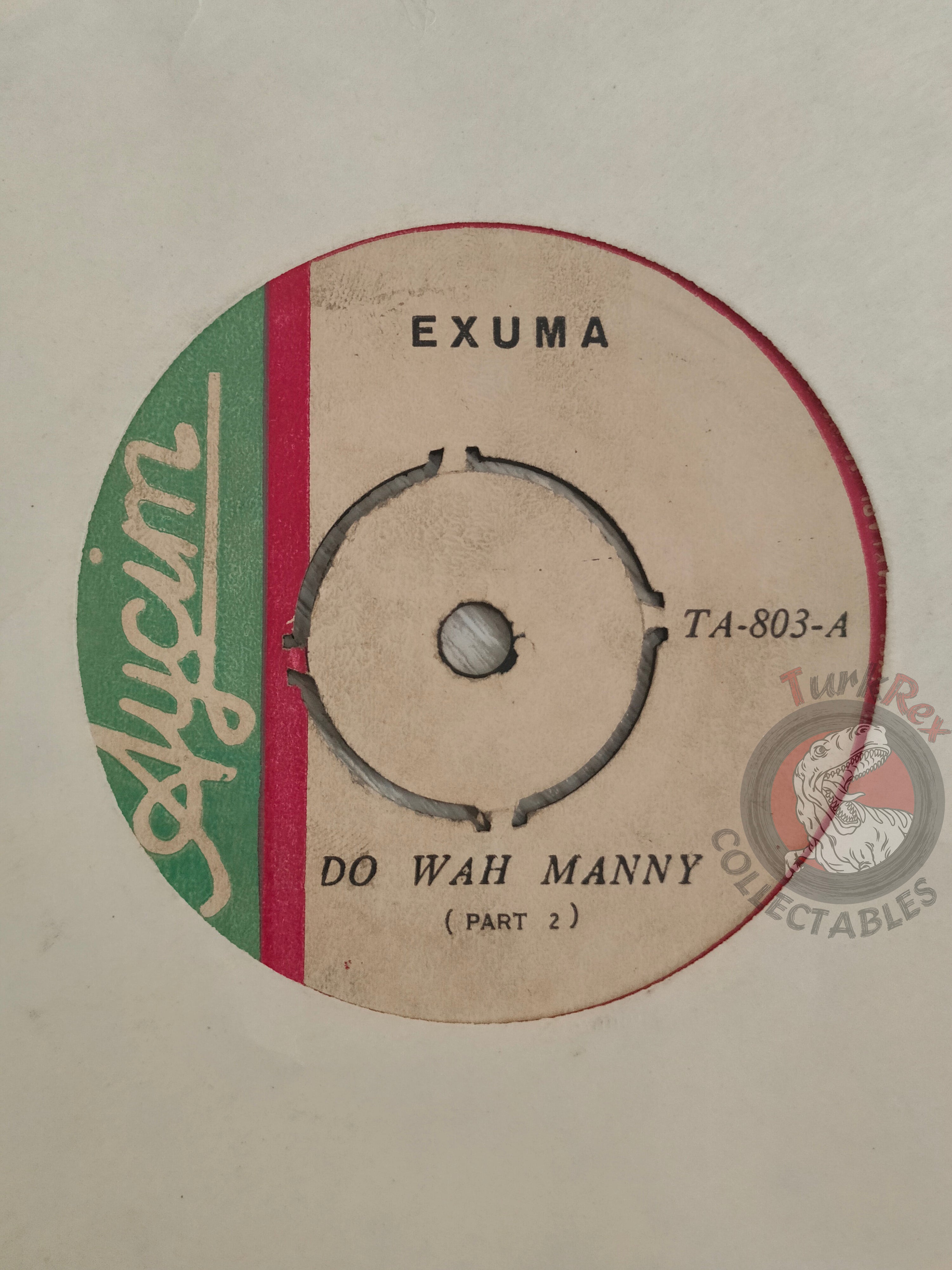 Exuma – Do Wah Nanny 7" Turkish Pressing Vinyl Turkey Edition
