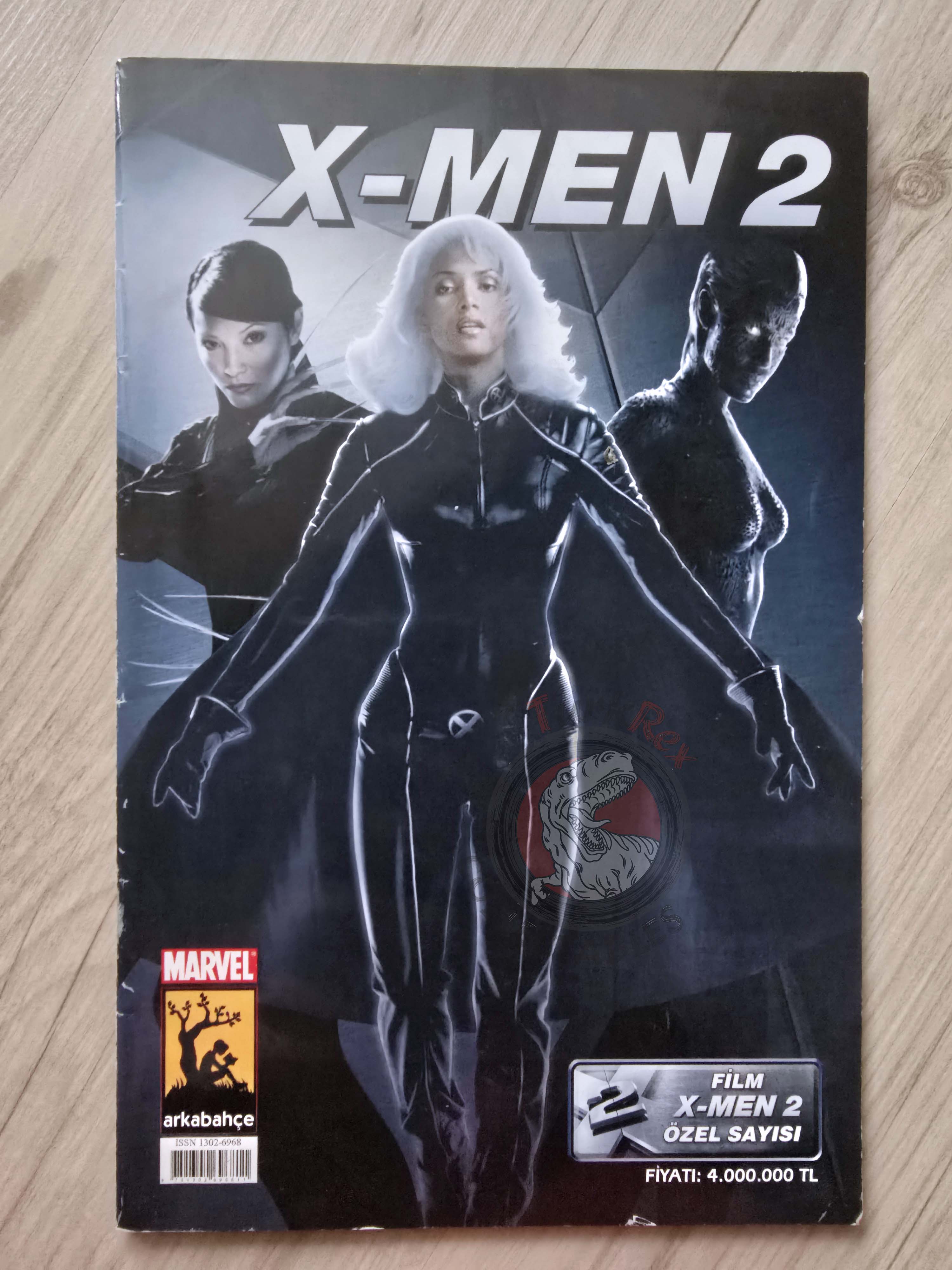 X-Men X2: The Movie 2003 Turkish Comic Turkey Official Movie Adaption