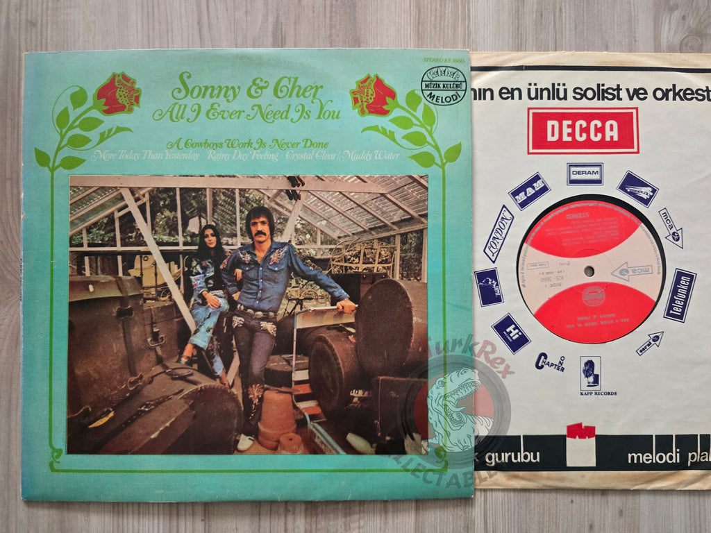 Sonny & Cher – All I Ever Need Is You Turkish Pressing Vinyl Turkey Edition