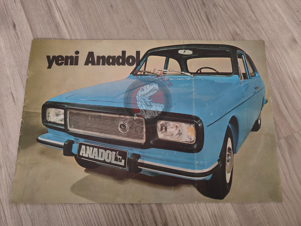 Yeni Anadol Sales Brochure A2 SL 70s Turkish Car Turkey Koç Catalogue Ford