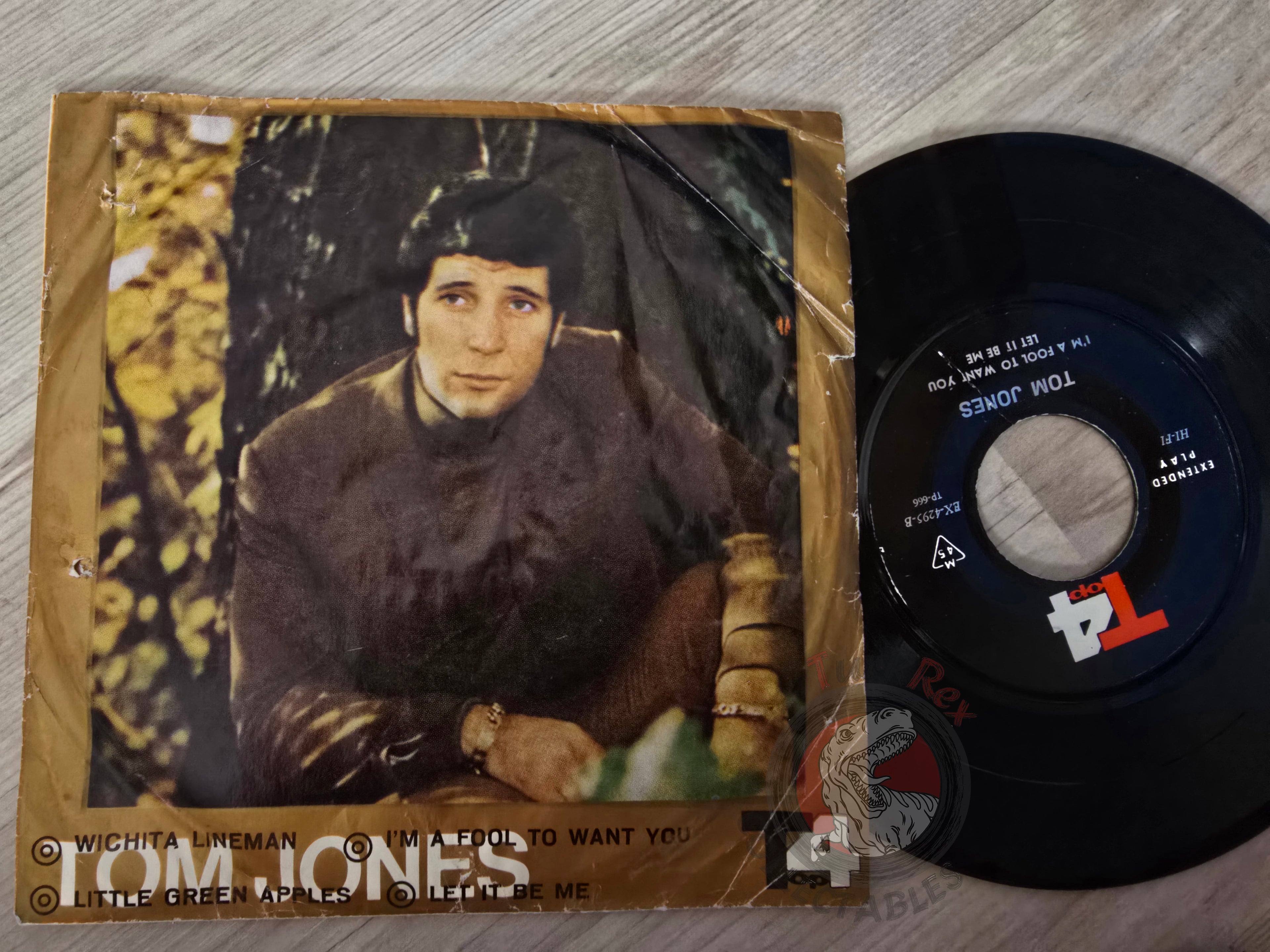 Tom Jones – Wichita Lineman 7" Iran Pressing Vinyl Iranian Edition