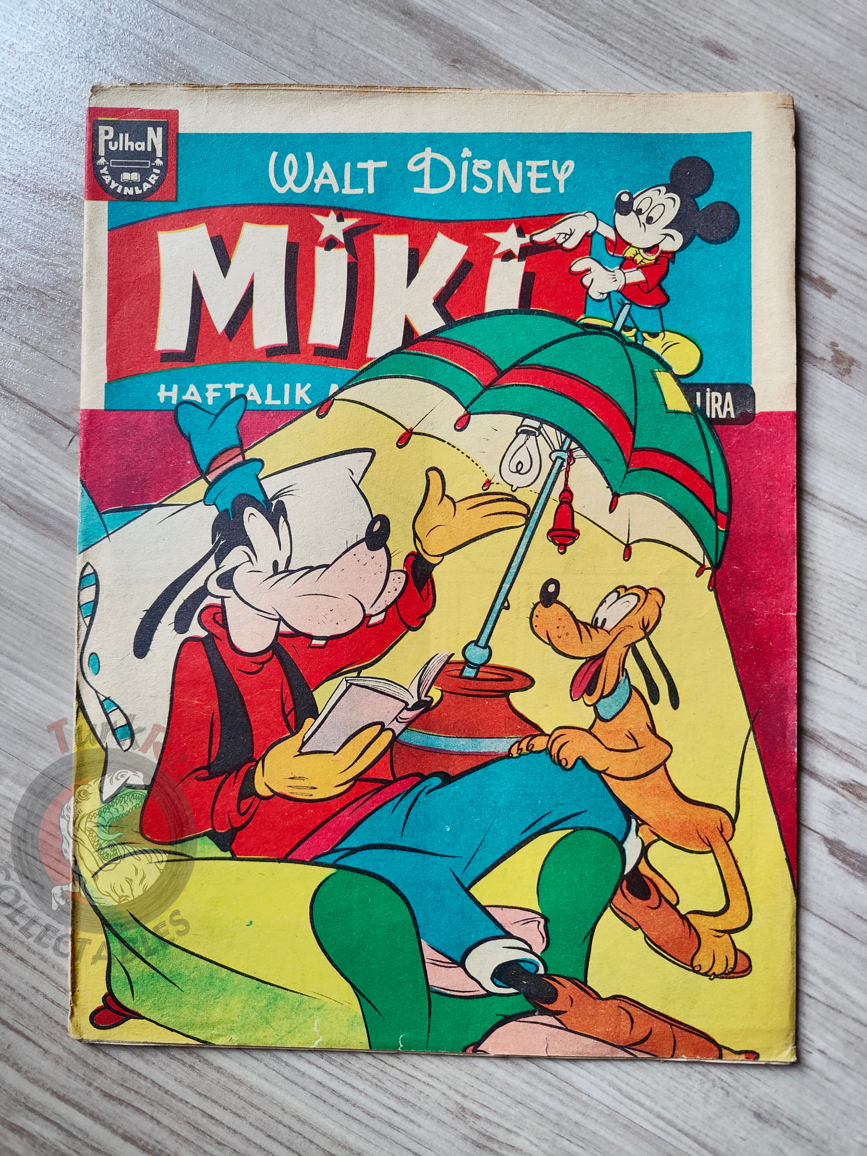 Mickey Mouse Mag 1963 Turkish Comic Turkey Walt Disney Donald Duck Goofy