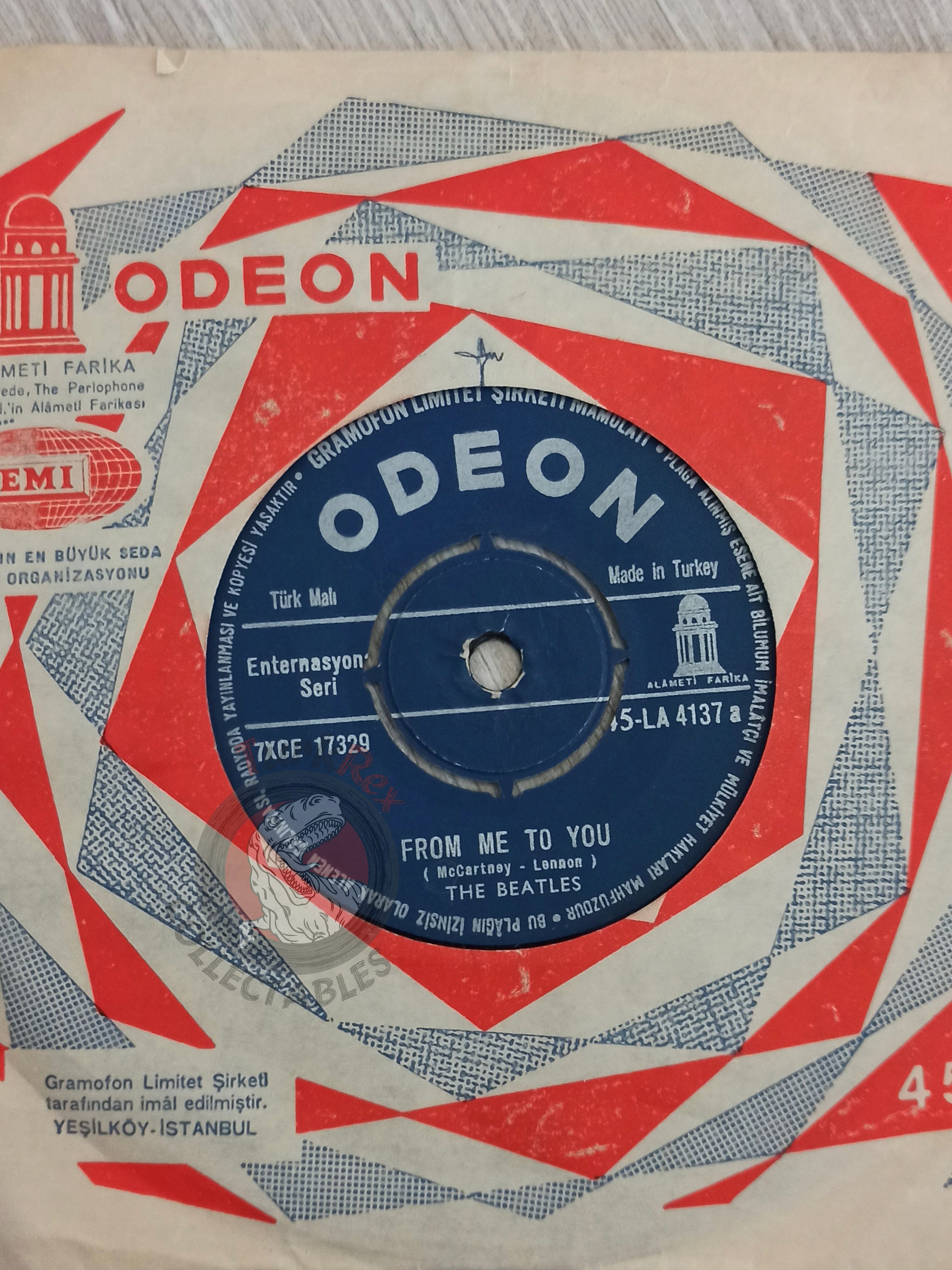 The Beatles – From Me To You 7" Turkish Pressing Vinyl Turkey Edition