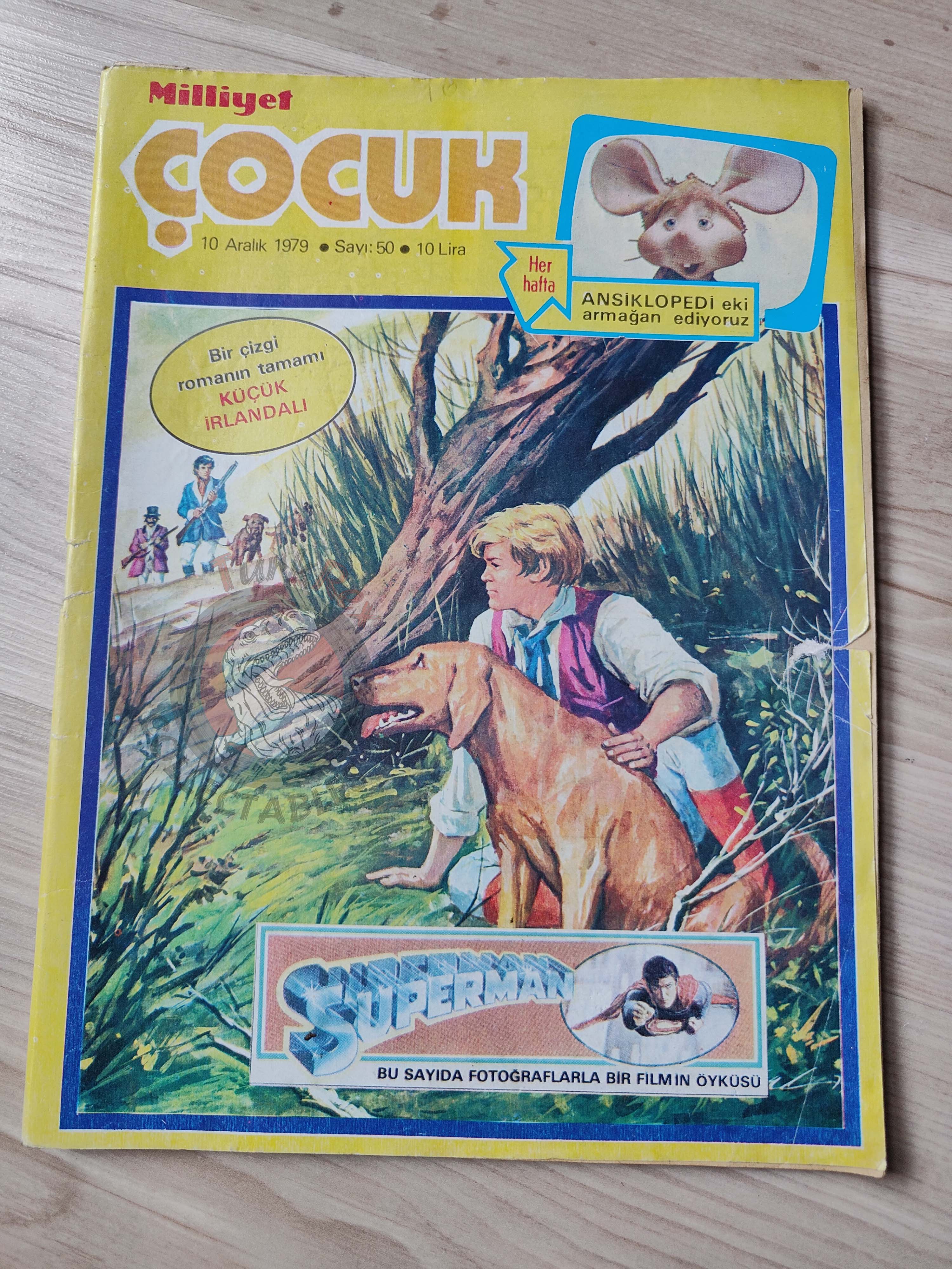 Milliyet Çocuk #50 1979 Turkish Comic Turkey Joyas Literarias Juveniles #126 Jules Verne